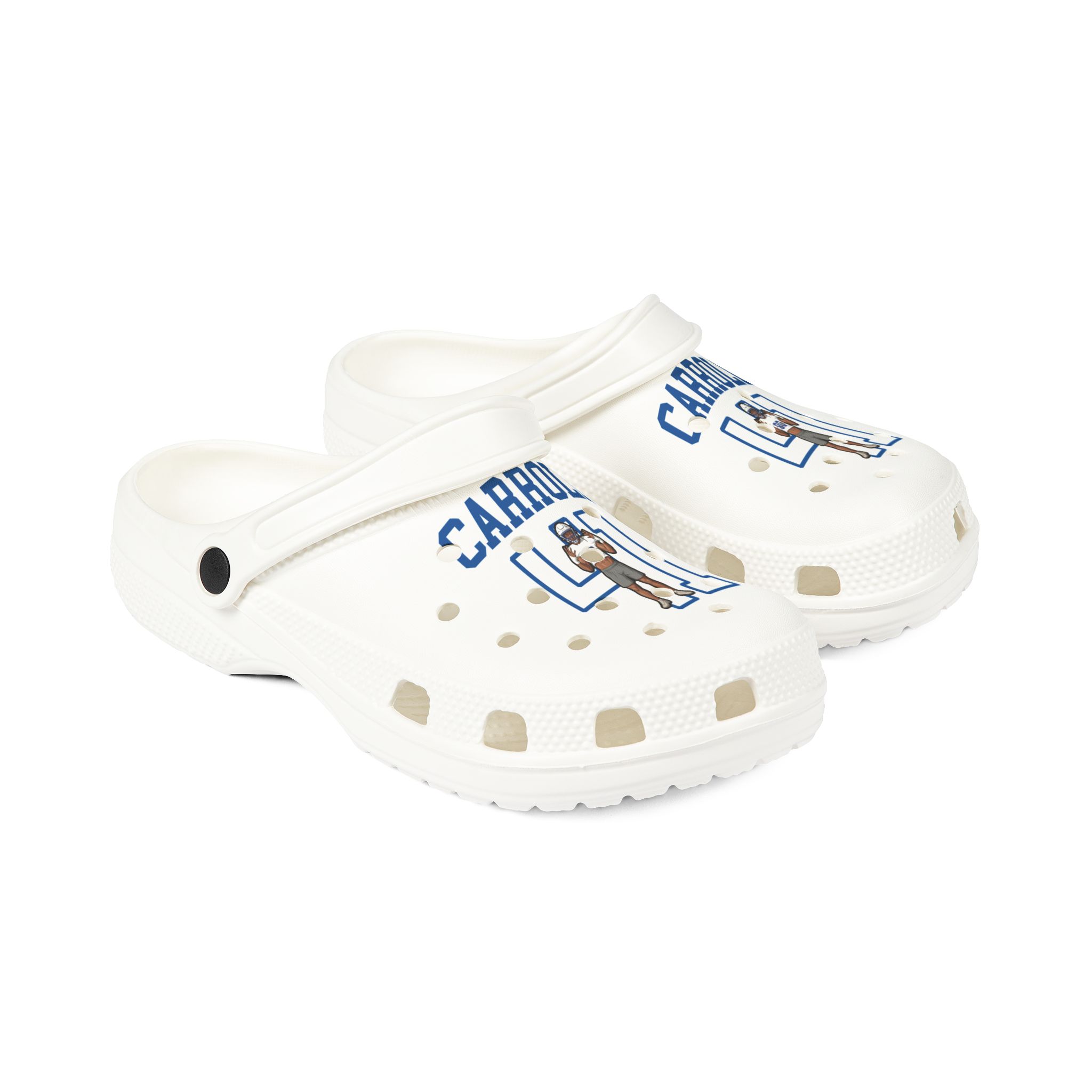 Rubber Clogs — character_shirsey in White