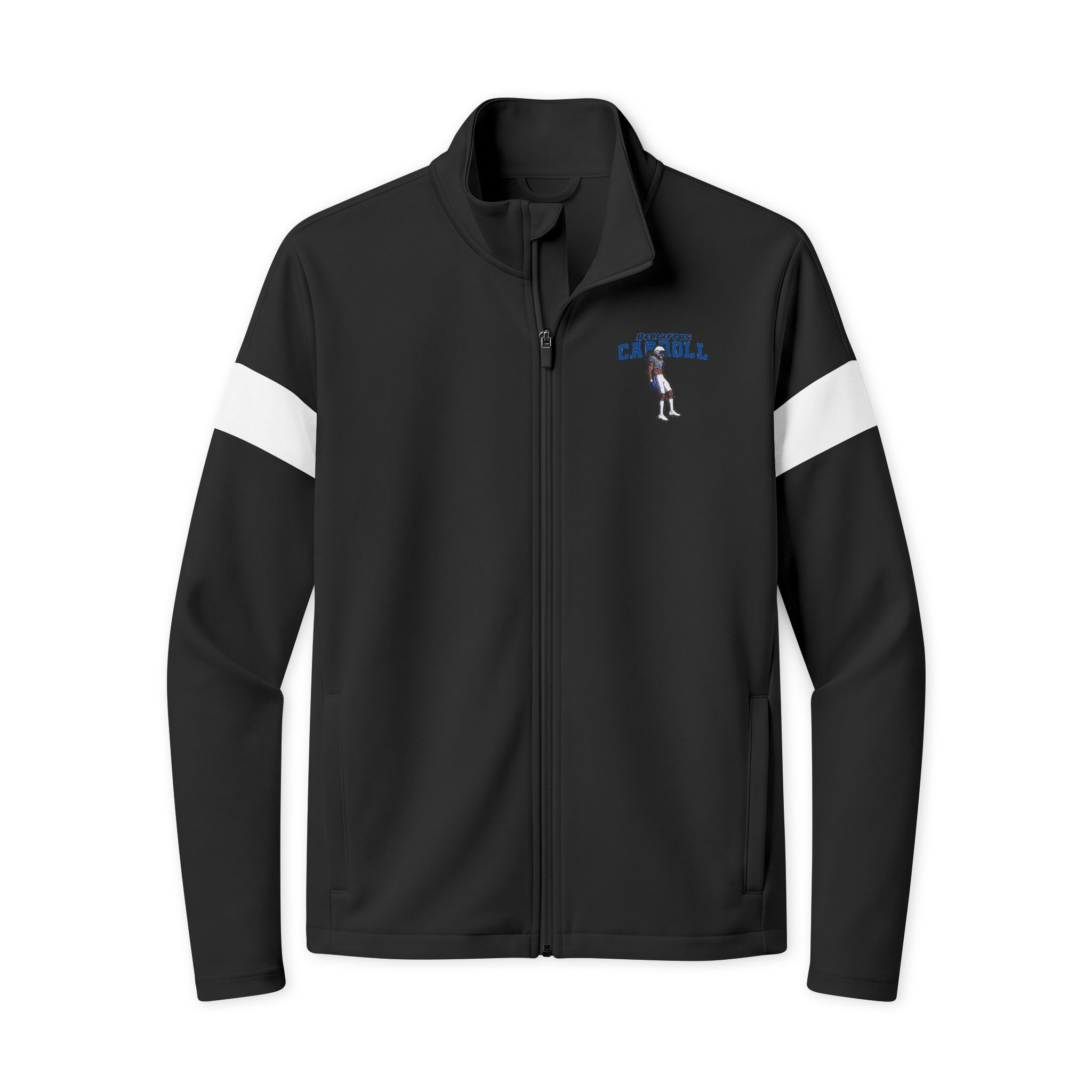 Travel Full-Zip Jacket — character_name_arch in Black/ White