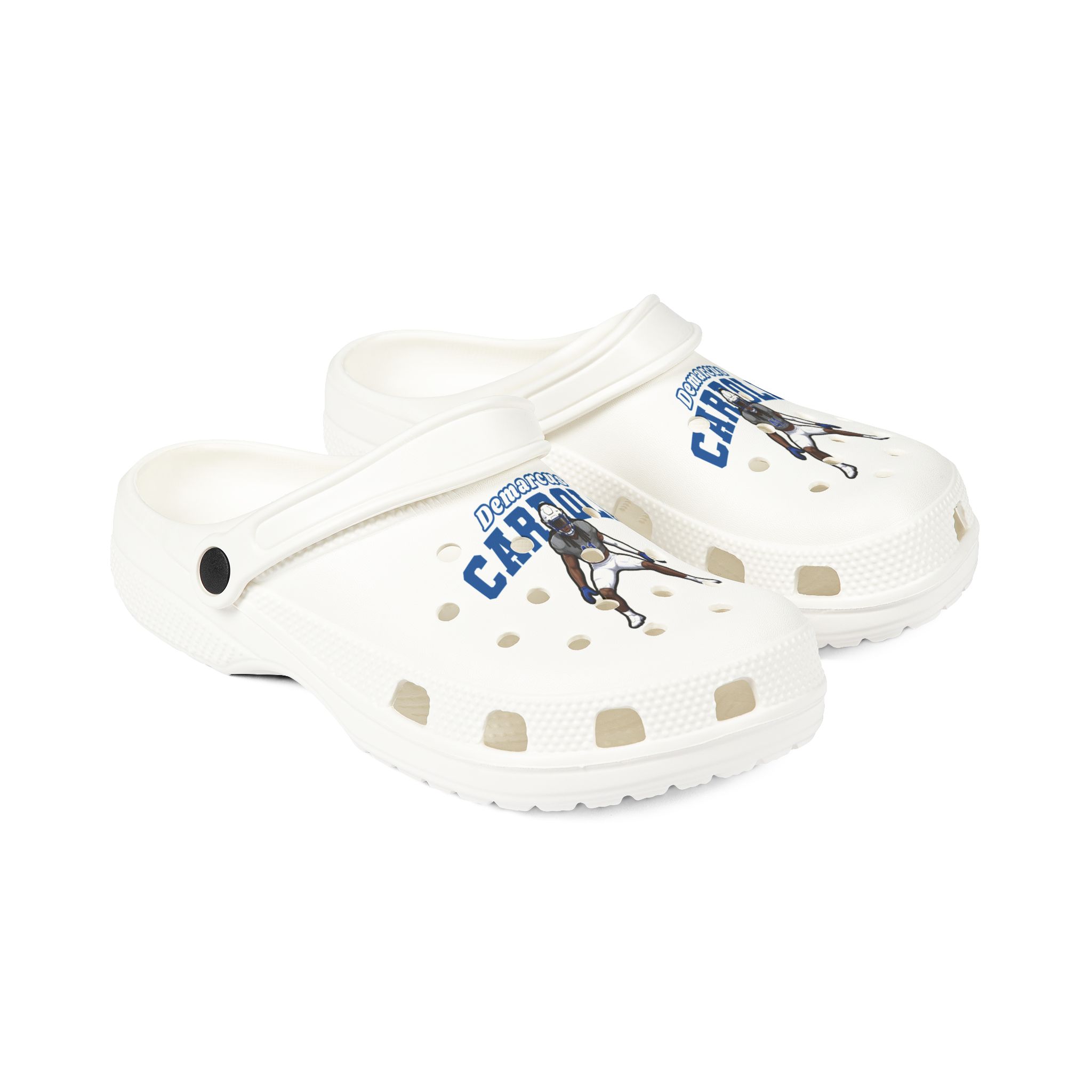 Rubber Clogs — character_name_arch in White