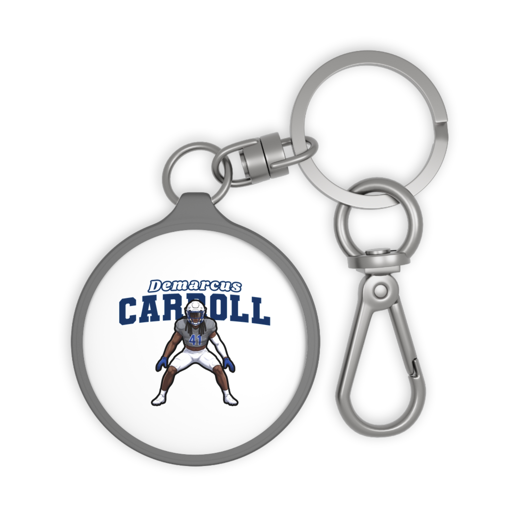 Keychain — character_name_arch in Grey