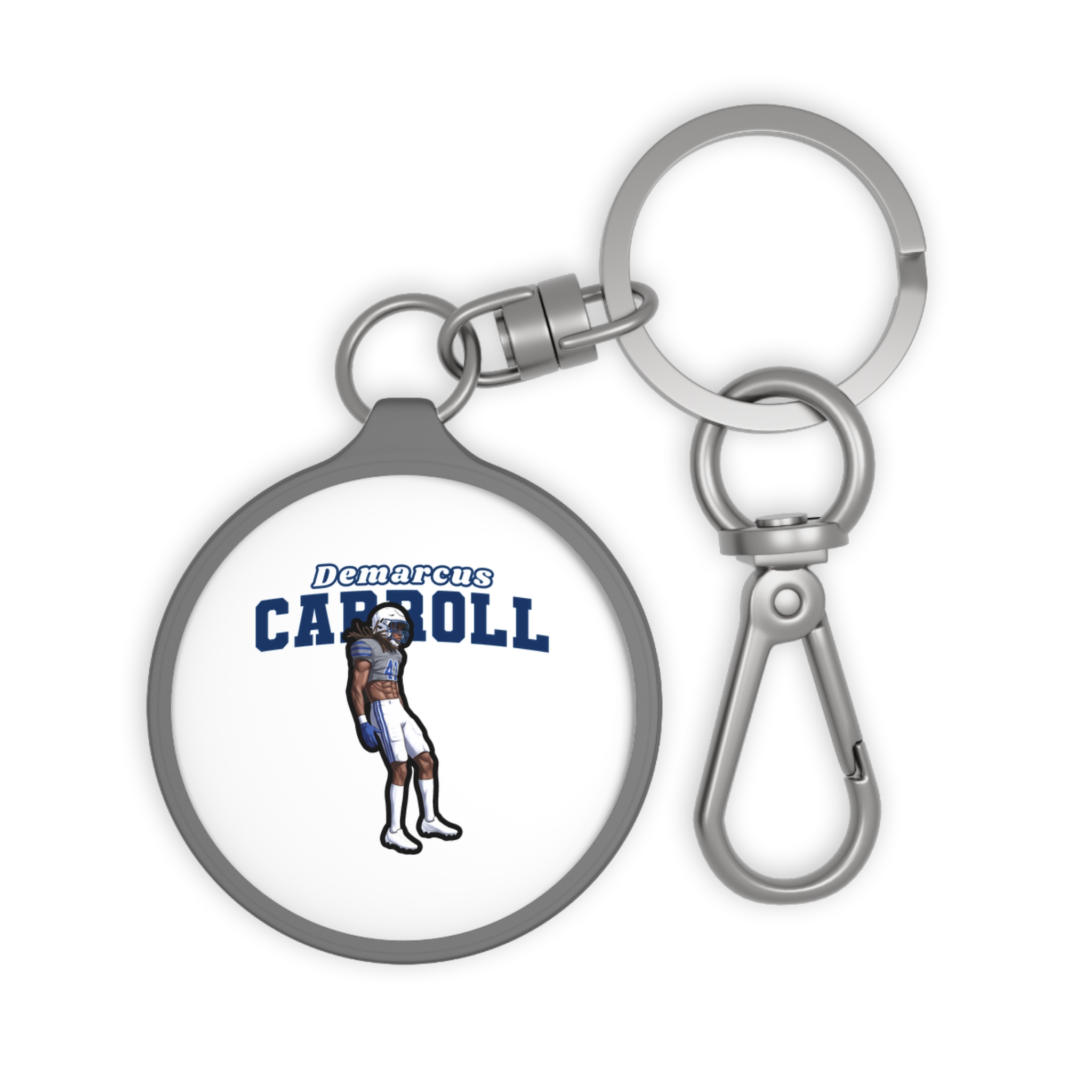 Keychain — character_name_arch in Grey