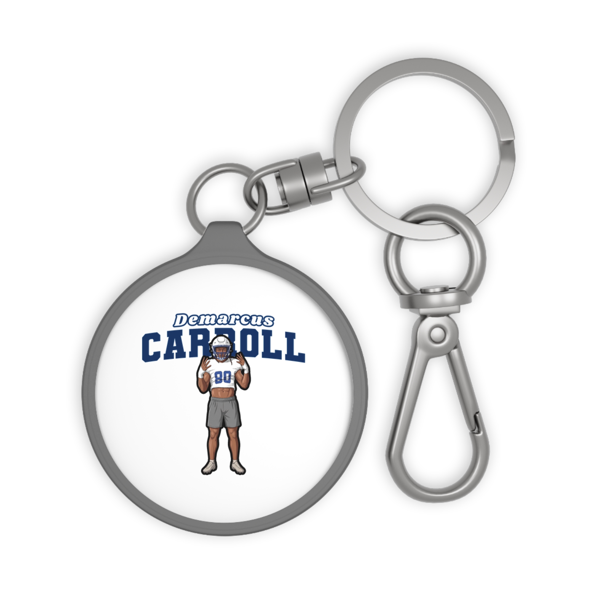 Keychain — character_name_arch in Grey