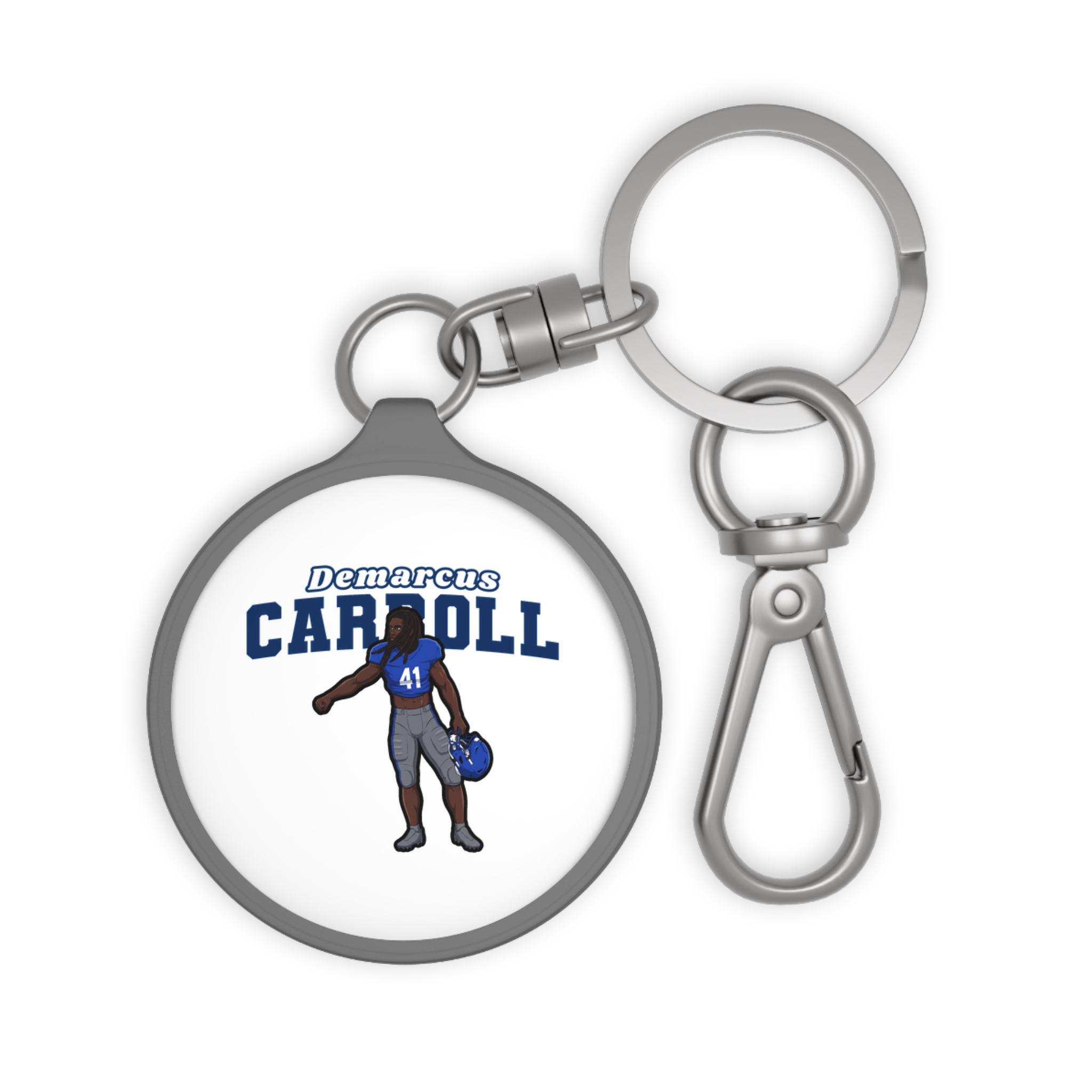 Keychain — character_name_arch in Grey