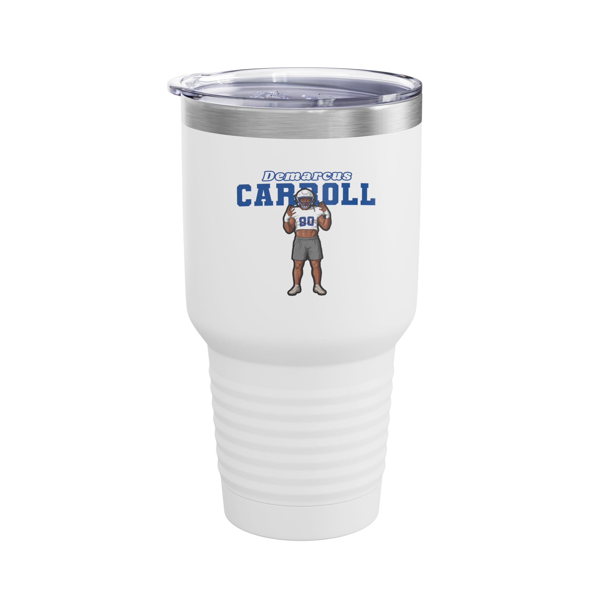 30oz Tumbler — character_name_arch in White