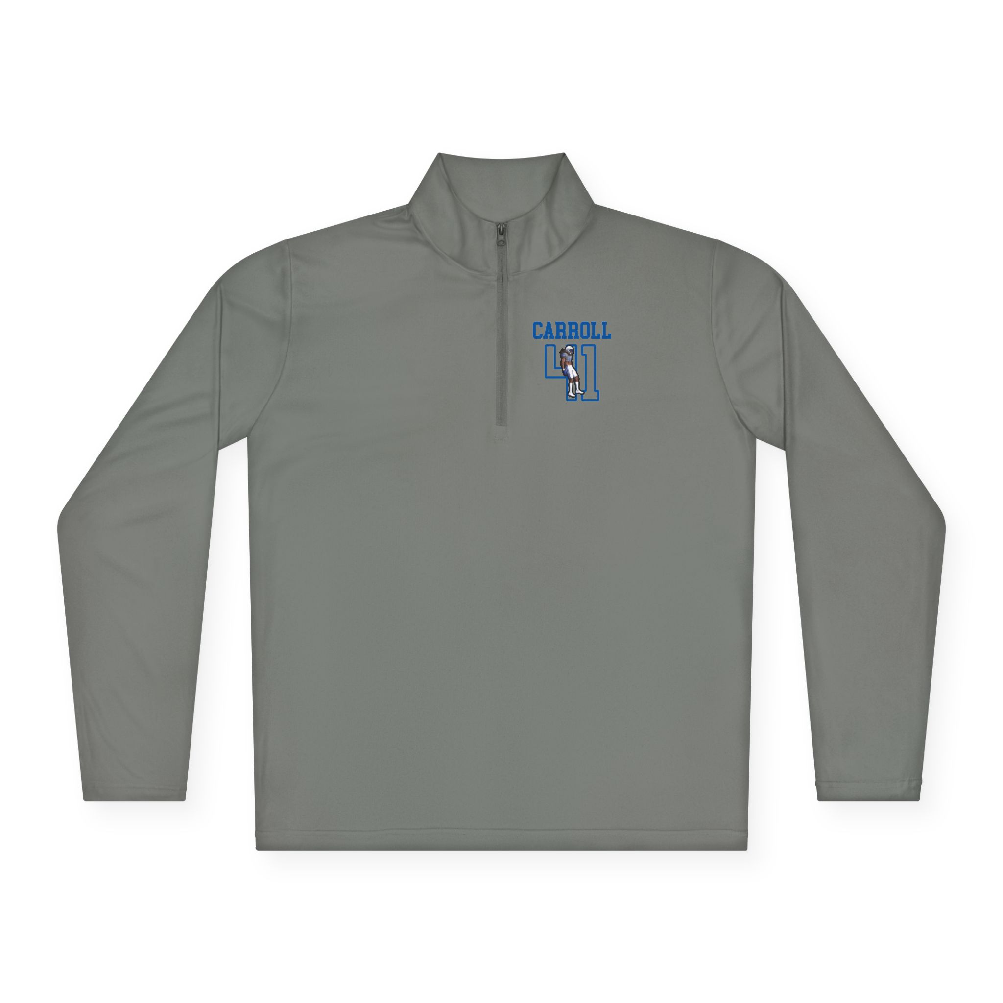 Q-Zip Pullover — character_shirsey in Grey