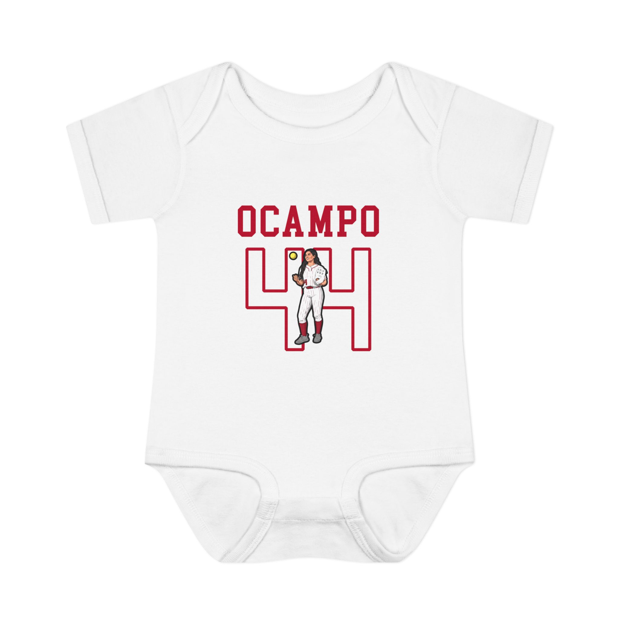 Baby Onesie — character_shirsey in White