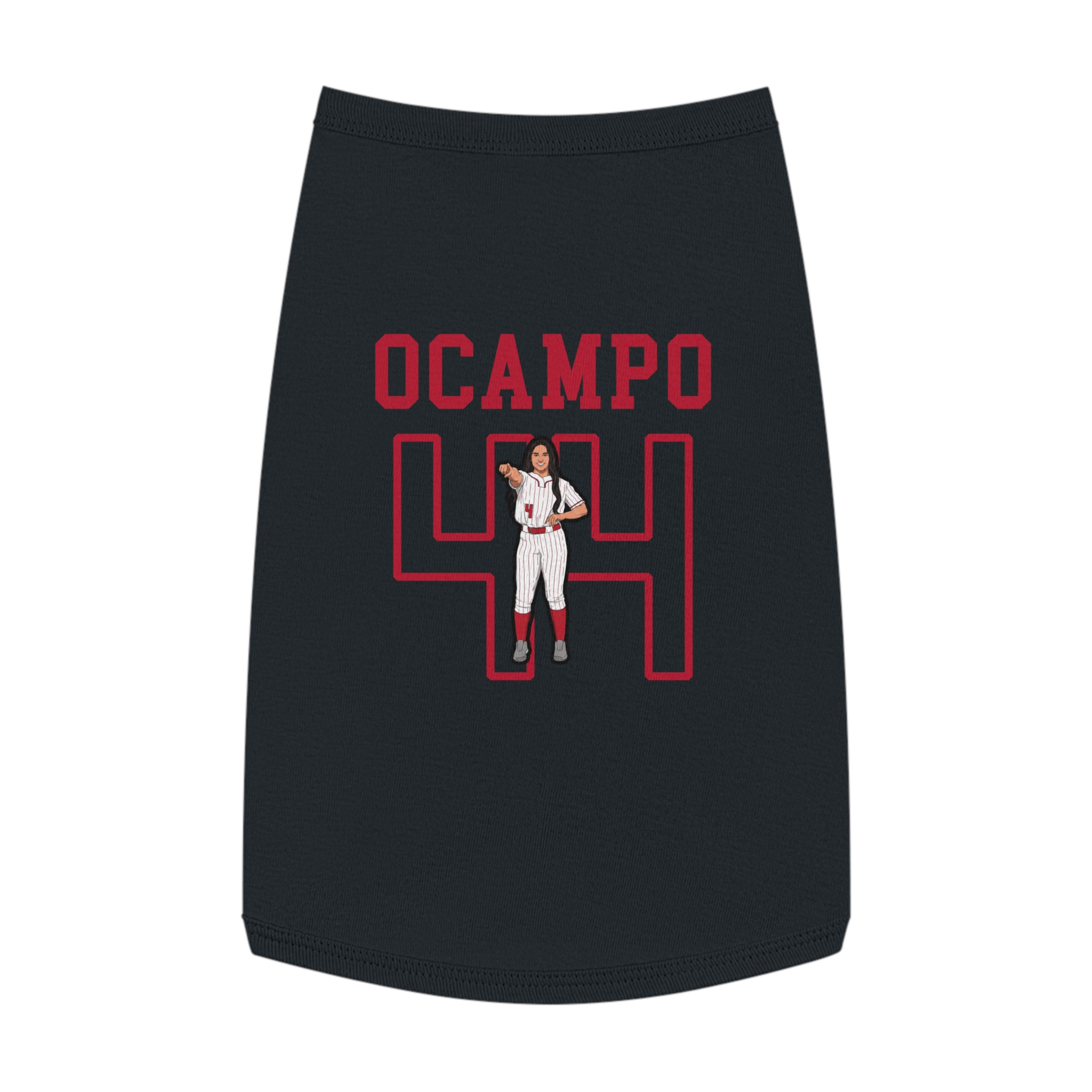 Pet Tank Top — character_shirsey in Black
