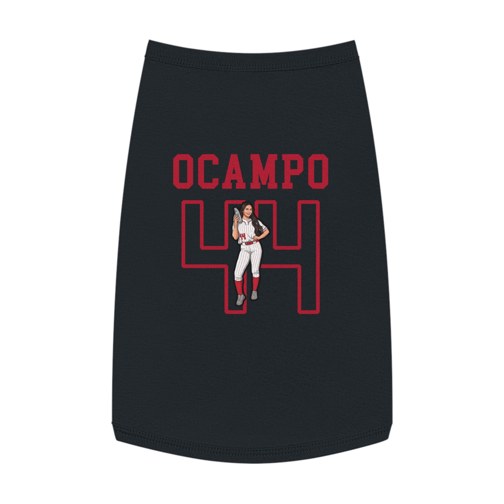 Pet Tank Top — character_shirsey in Black