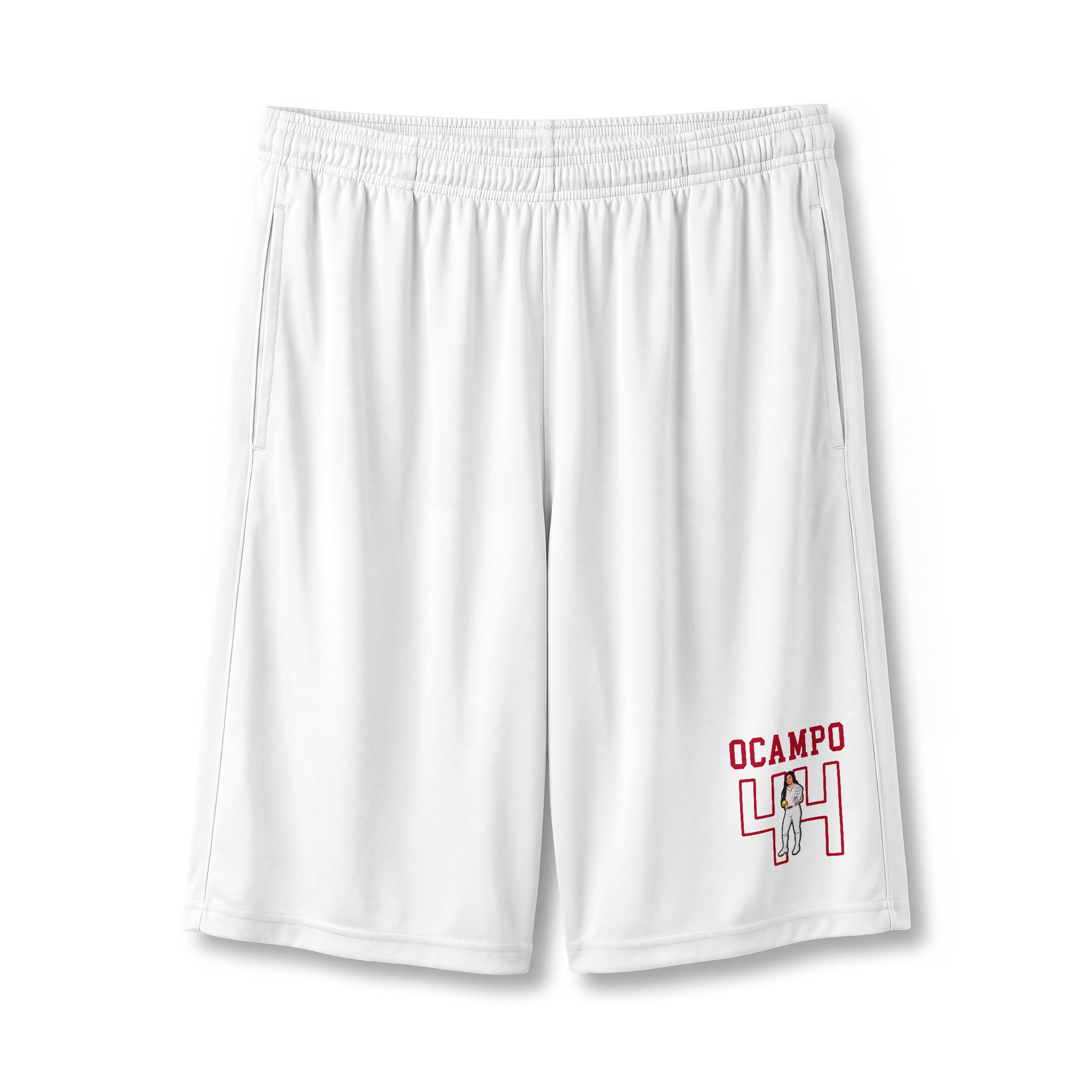 Shorts — character_shirsey in White