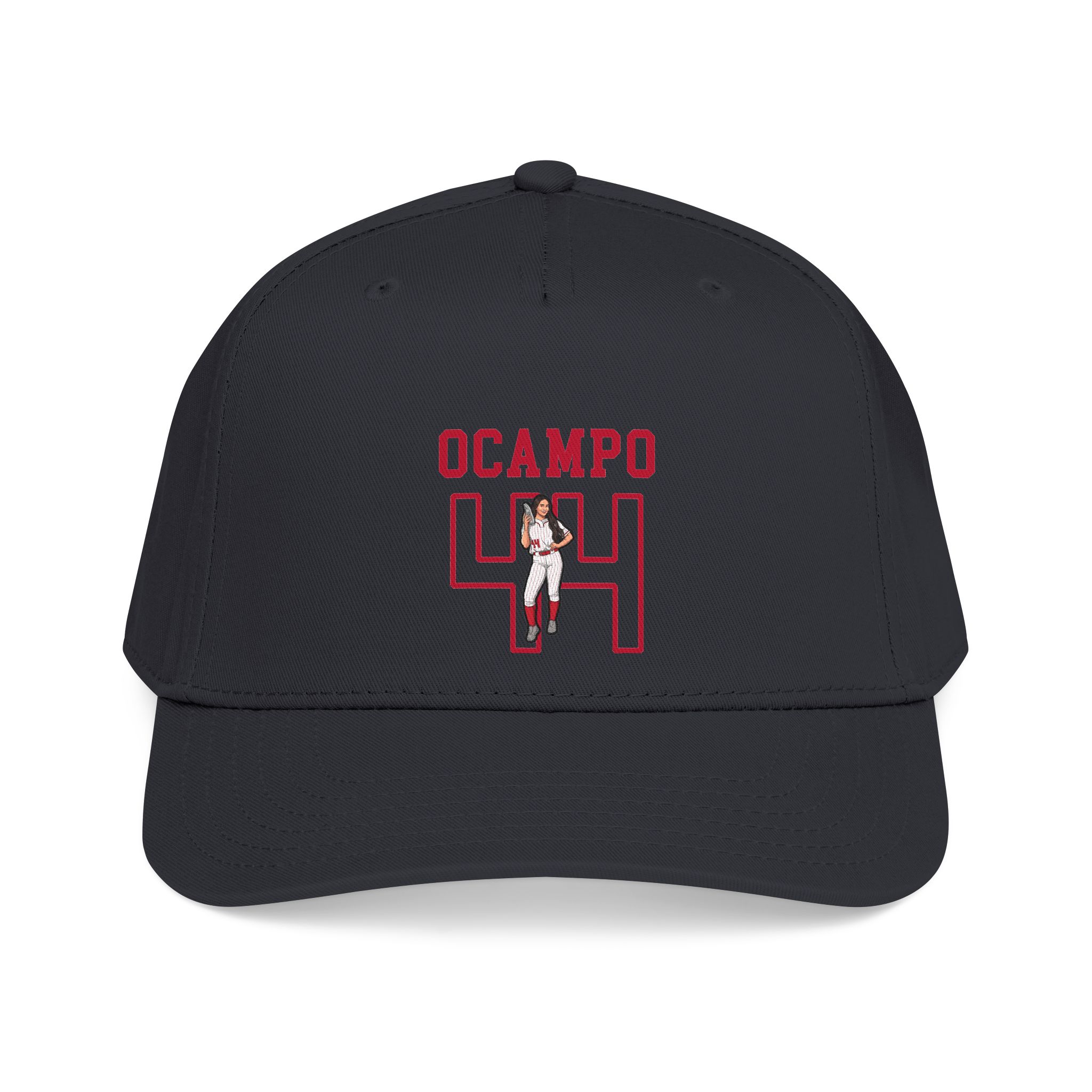 Baseball Cap — character_shirsey in Black