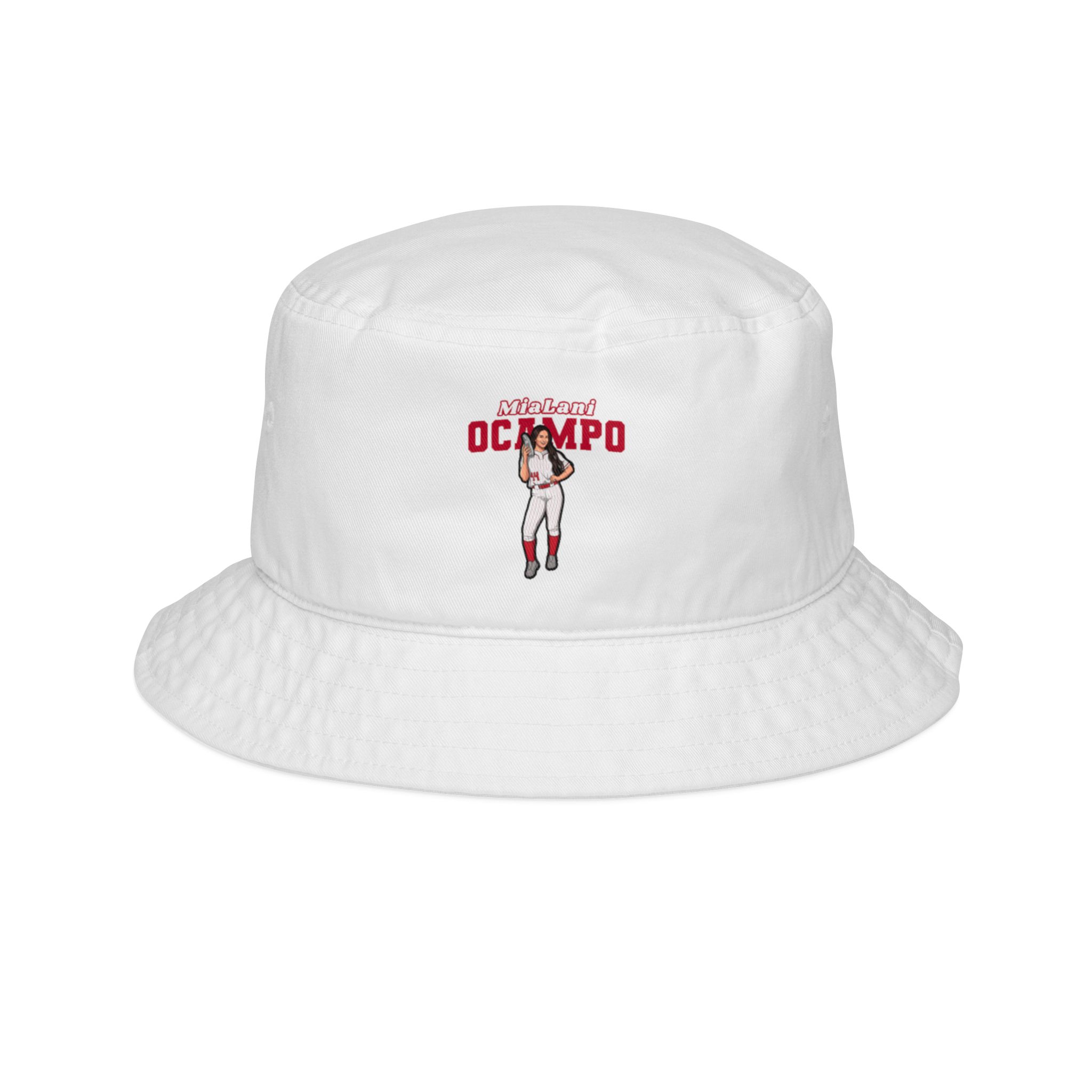 Bucket Hat — character_name_arch in White