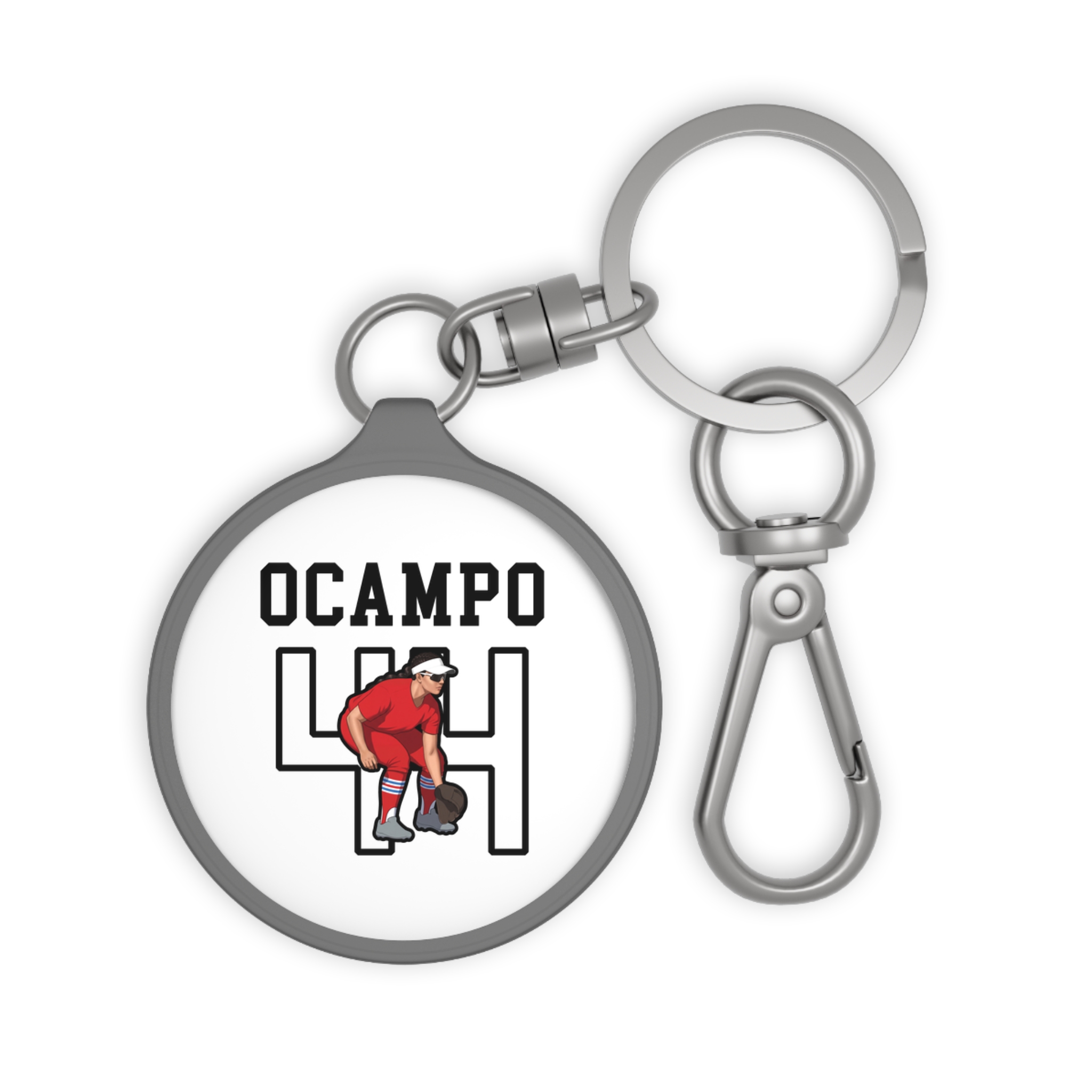 Keychain — character_shirsey in Grey