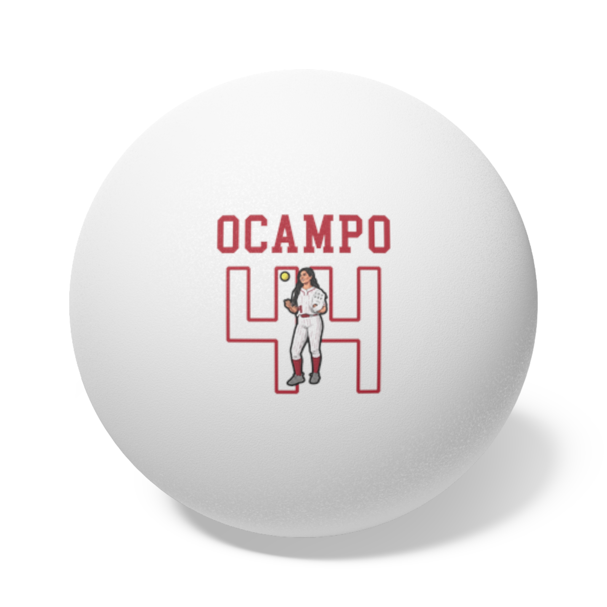Ping Pong Balls, 6 pcs — character_shirsey in White