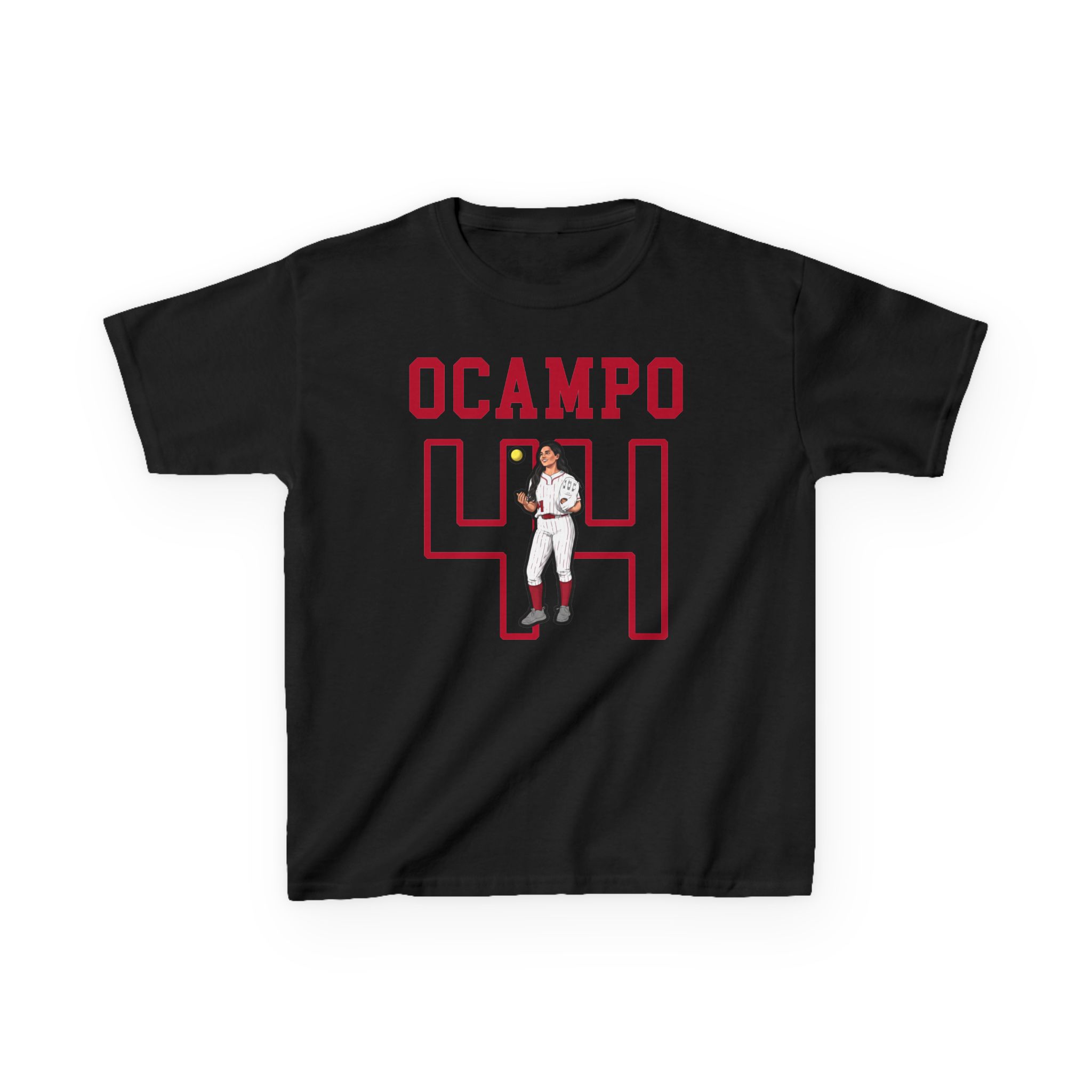 Youth Tee — character_shirsey in Black