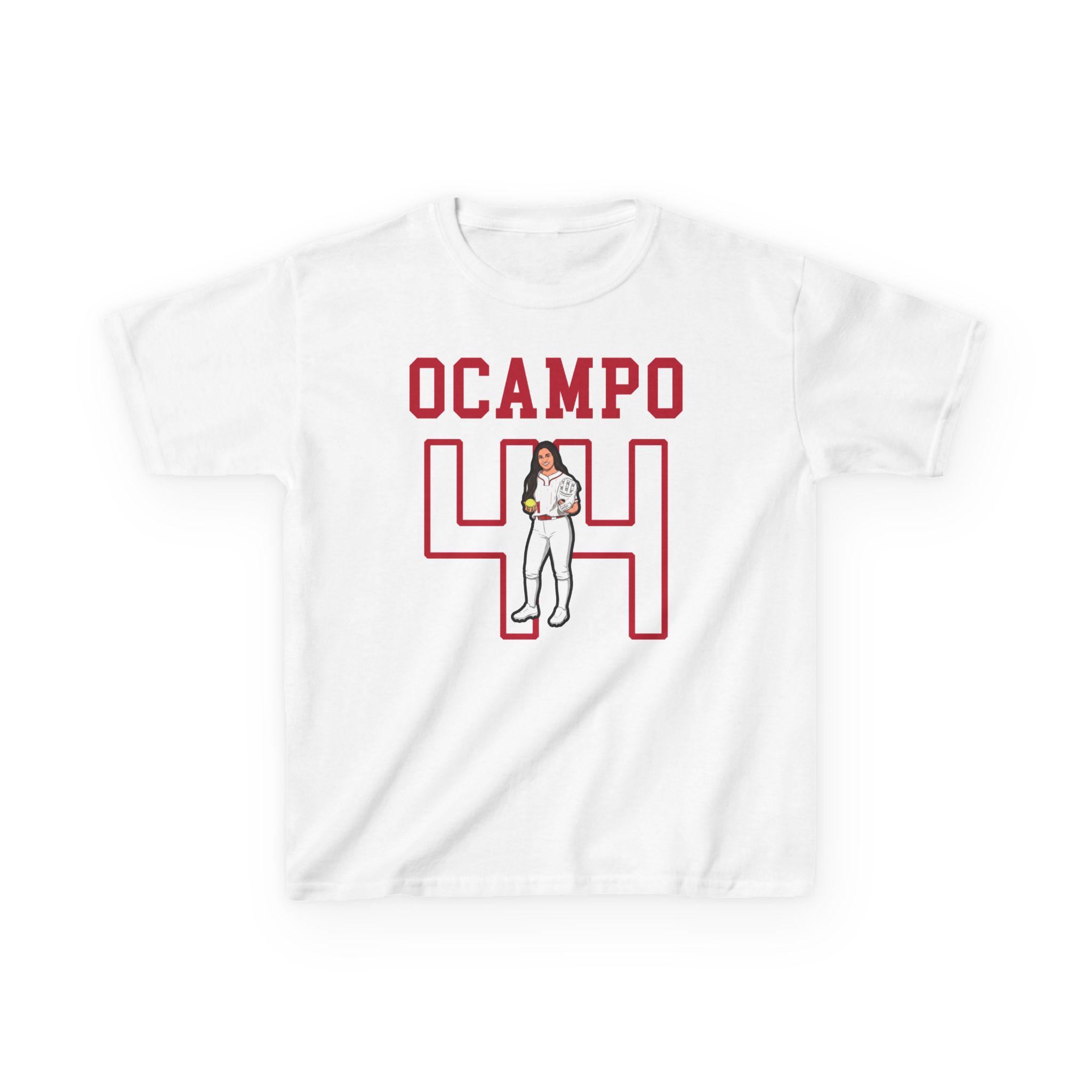 Youth Tee — character_shirsey in White