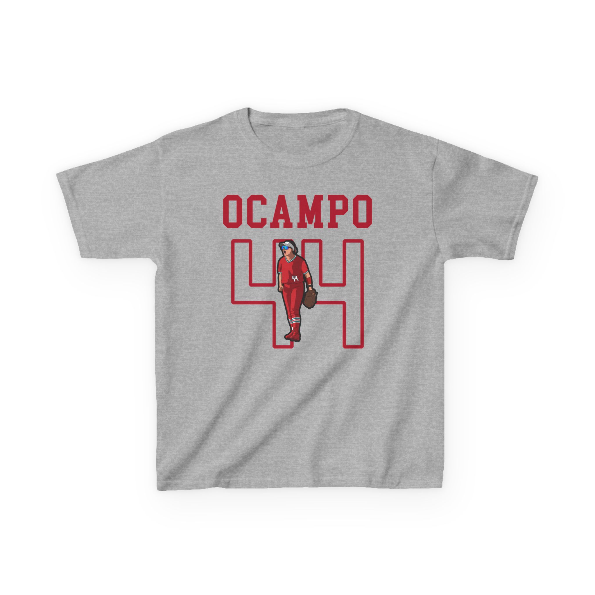 Youth Tee — character_shirsey in Grey
