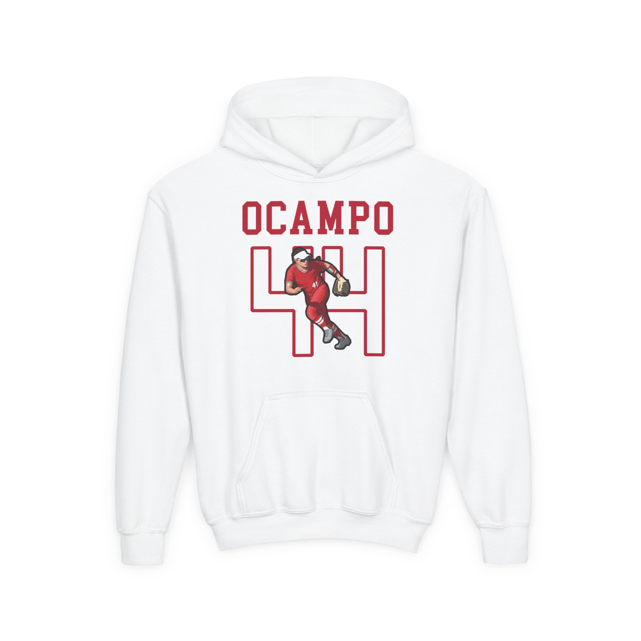 Youth Hoodie — character_shirsey in White