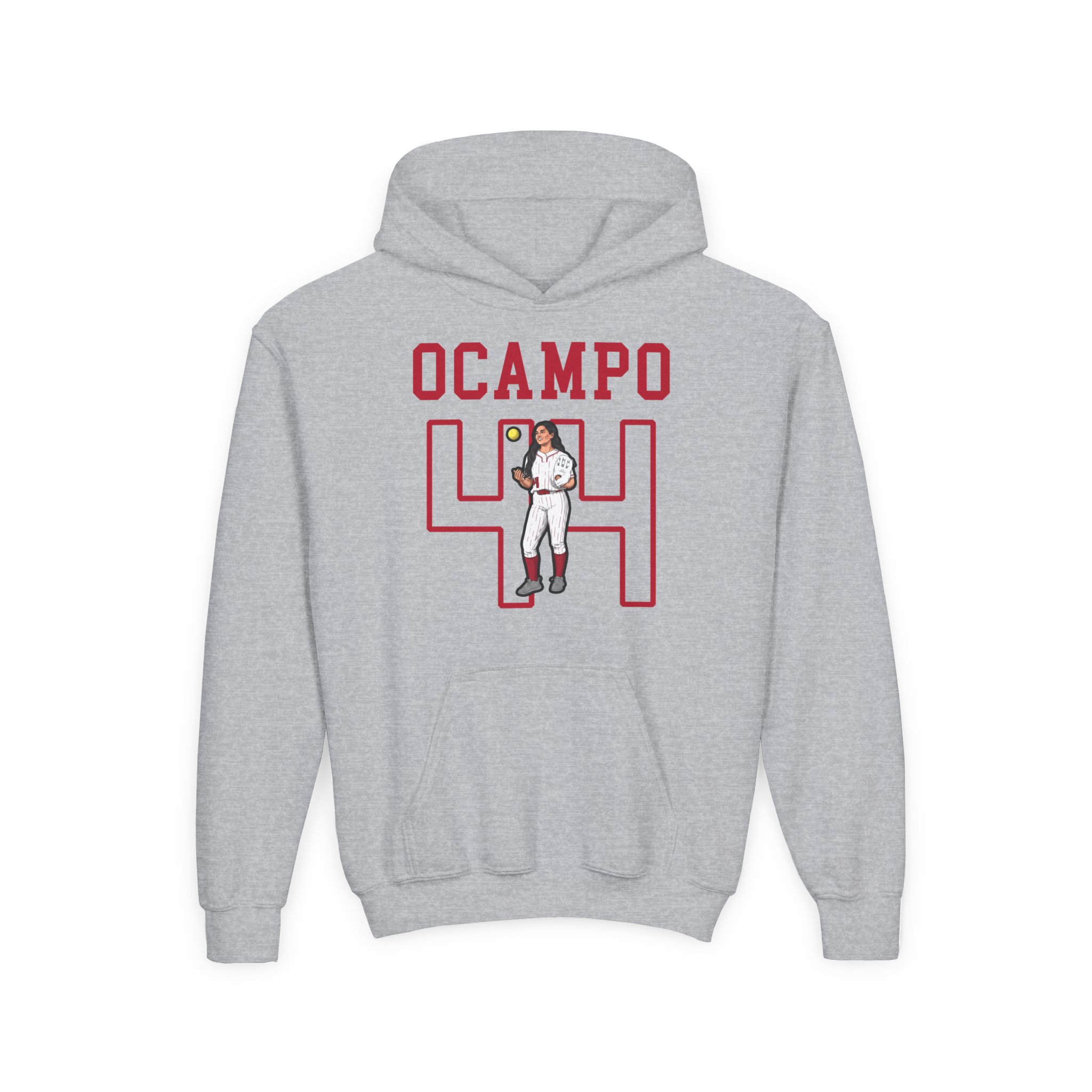 Youth Hoodie — character_shirsey in Grey