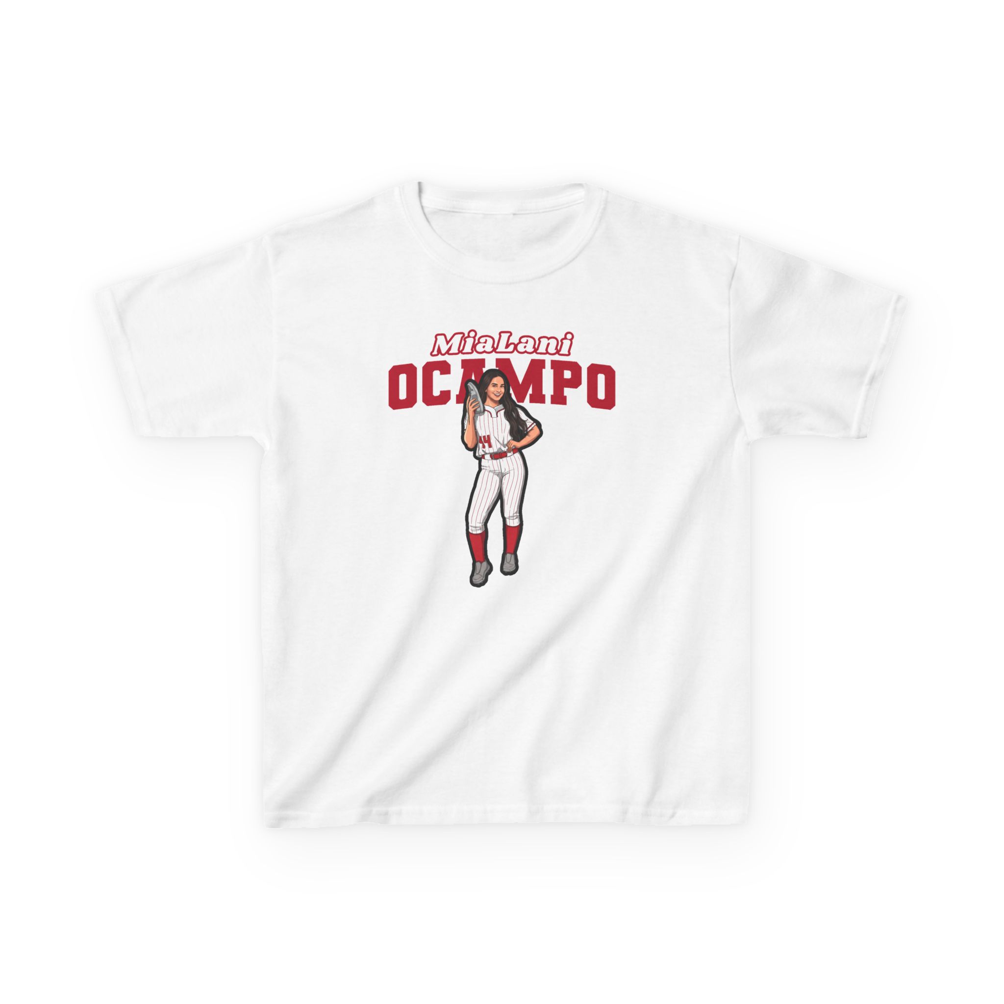 Youth Tee — character_name_arch in White