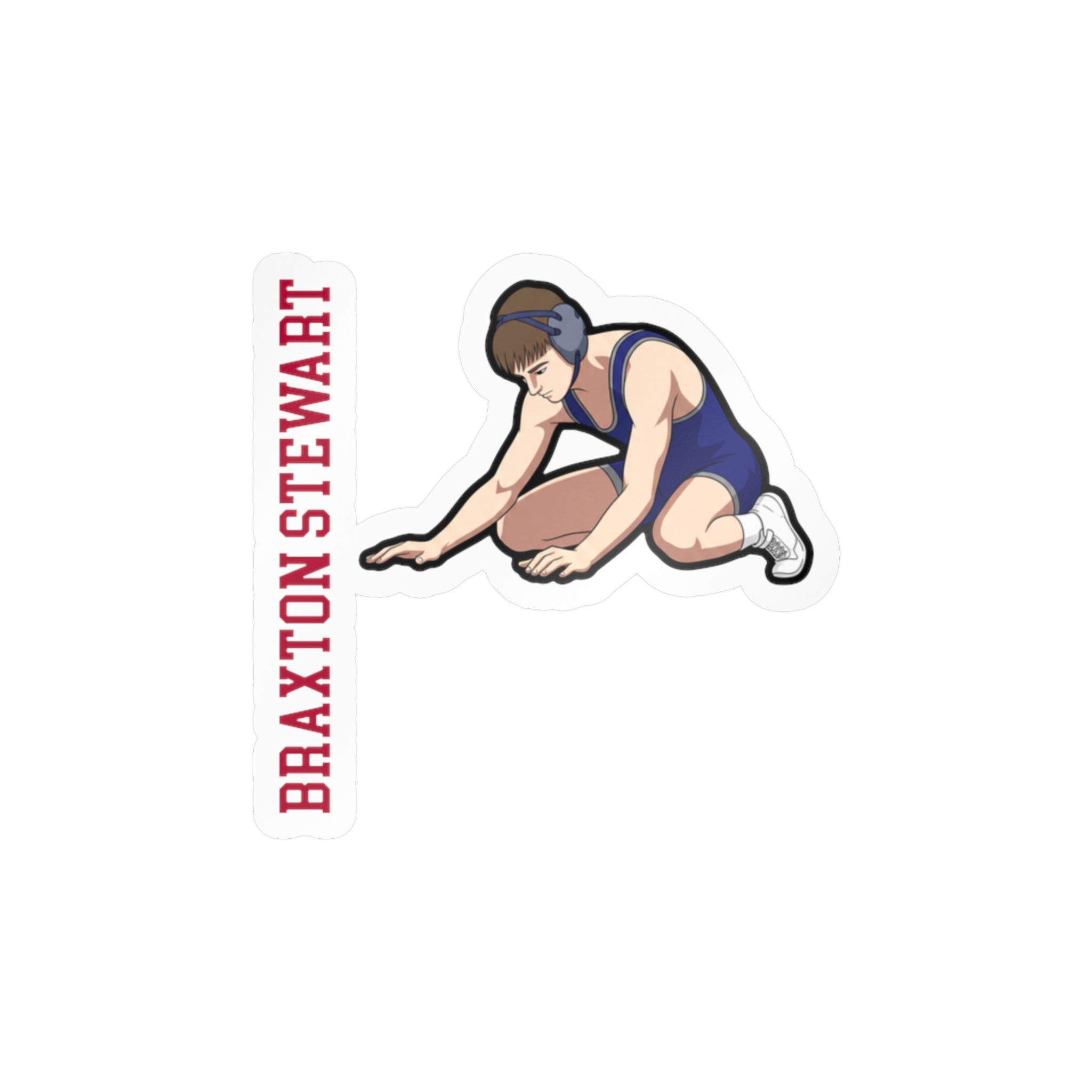 Vinyl Sticker — character_name_vertical in Classic