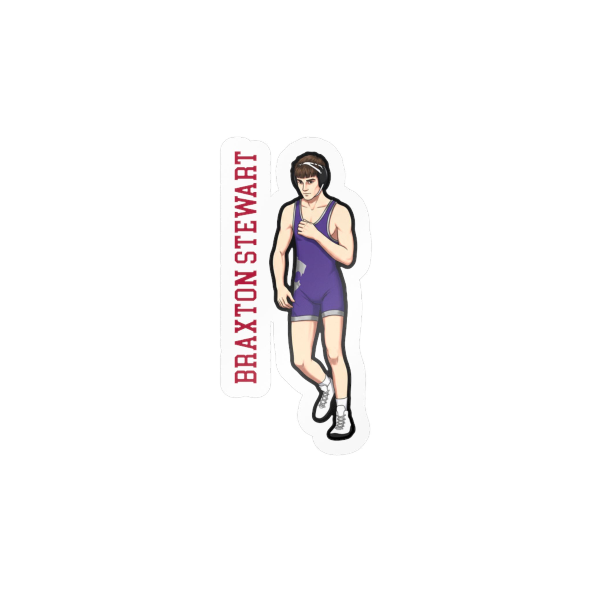 Vinyl Sticker — character_name_vertical in Classic
