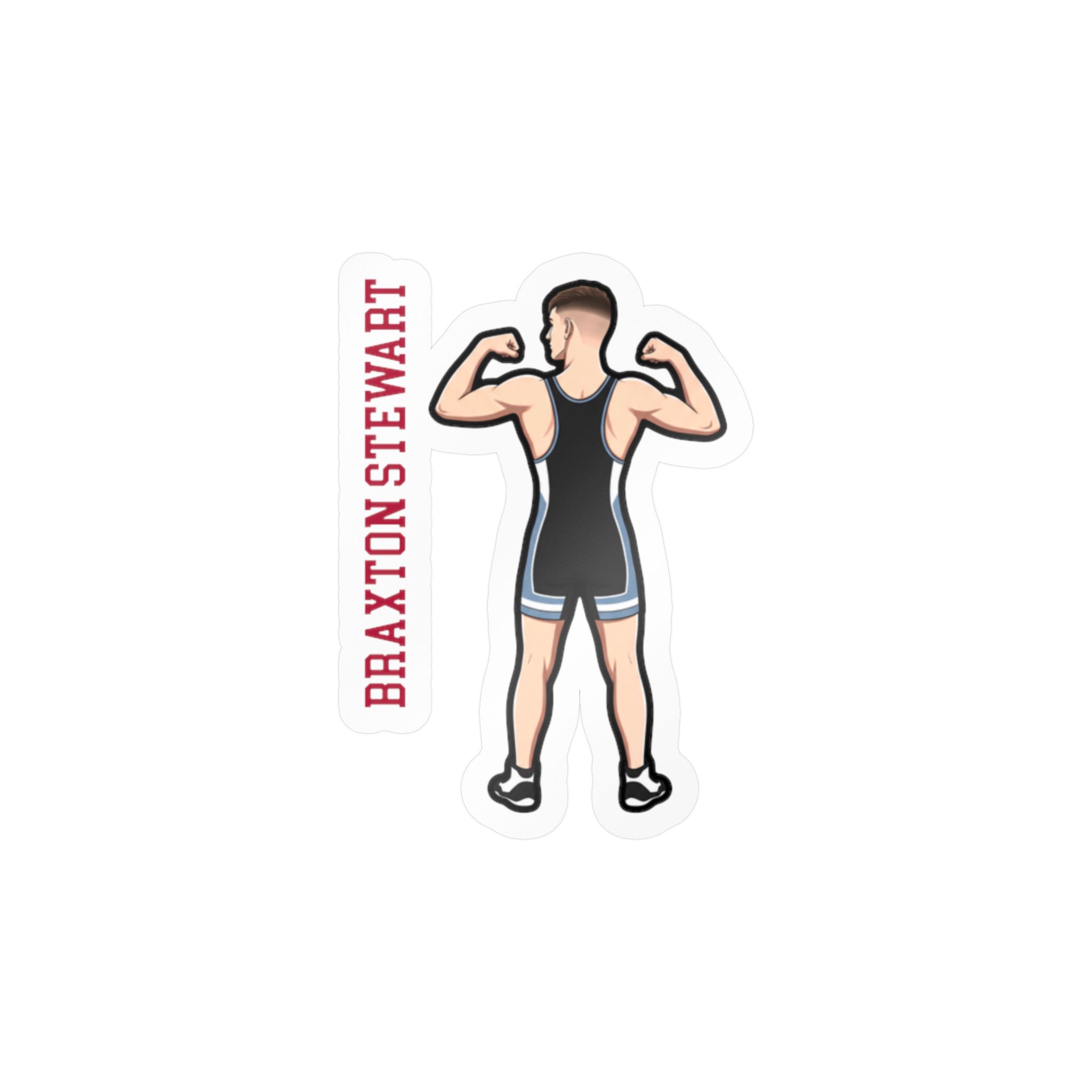 Vinyl Sticker — character_name_vertical in Classic