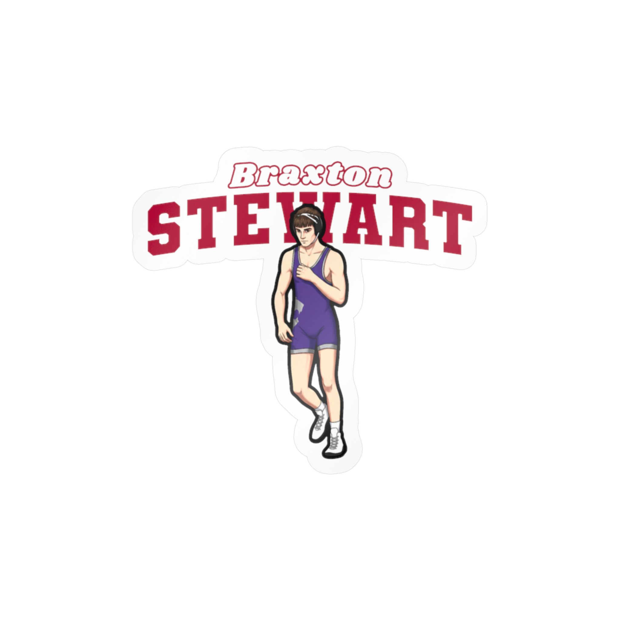 Vinyl Sticker — character_name_arch in Classic