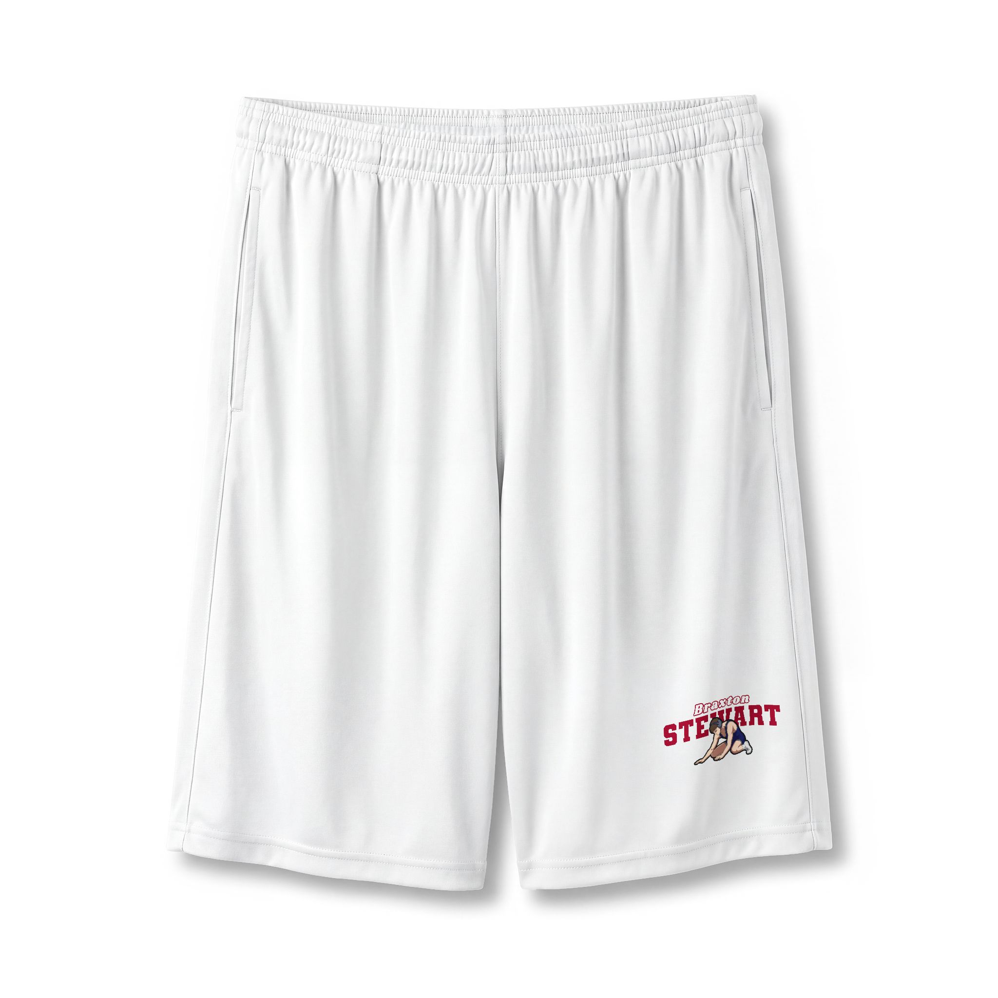 Shorts — character_name_arch in White
