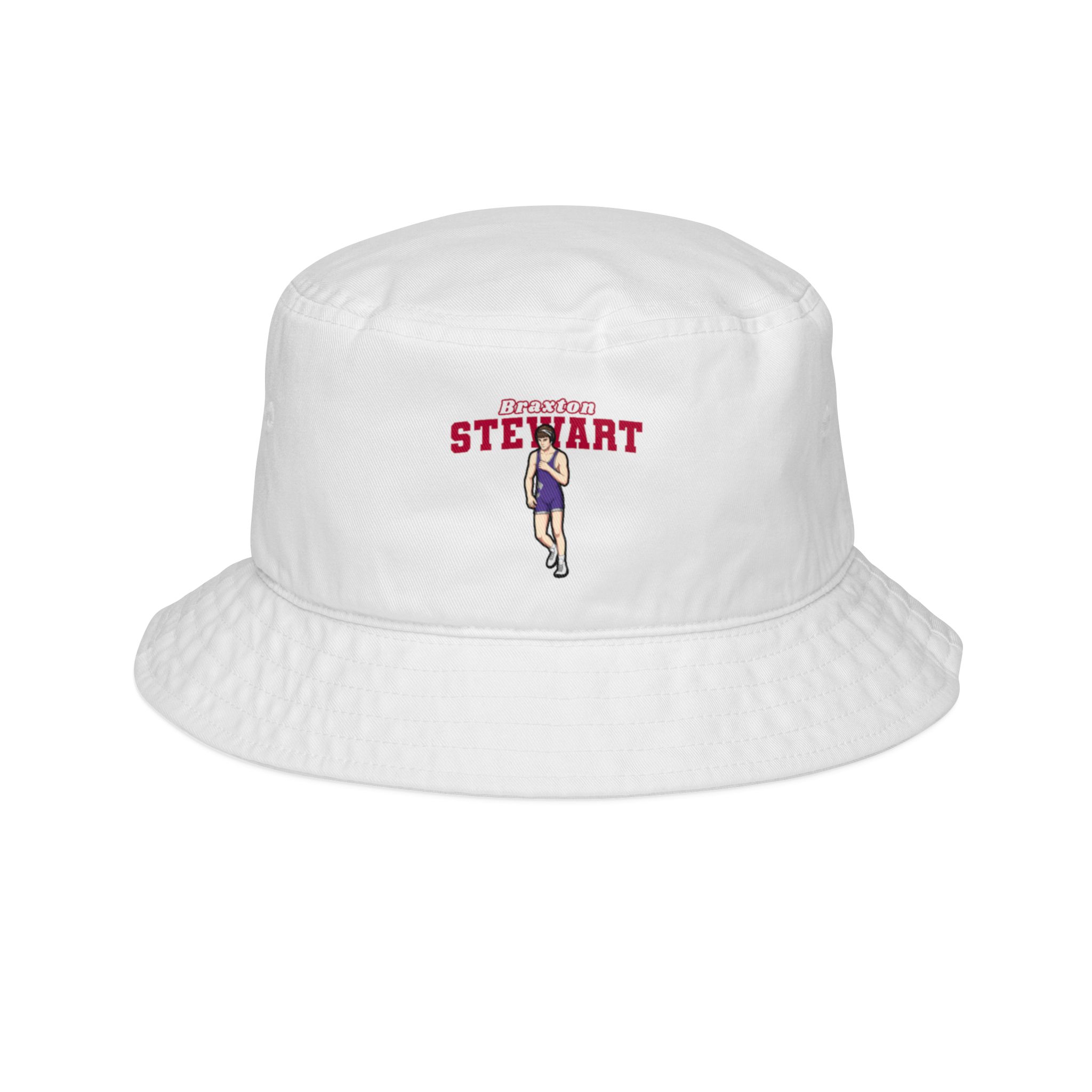 Bucket Hat — character_name_arch in White