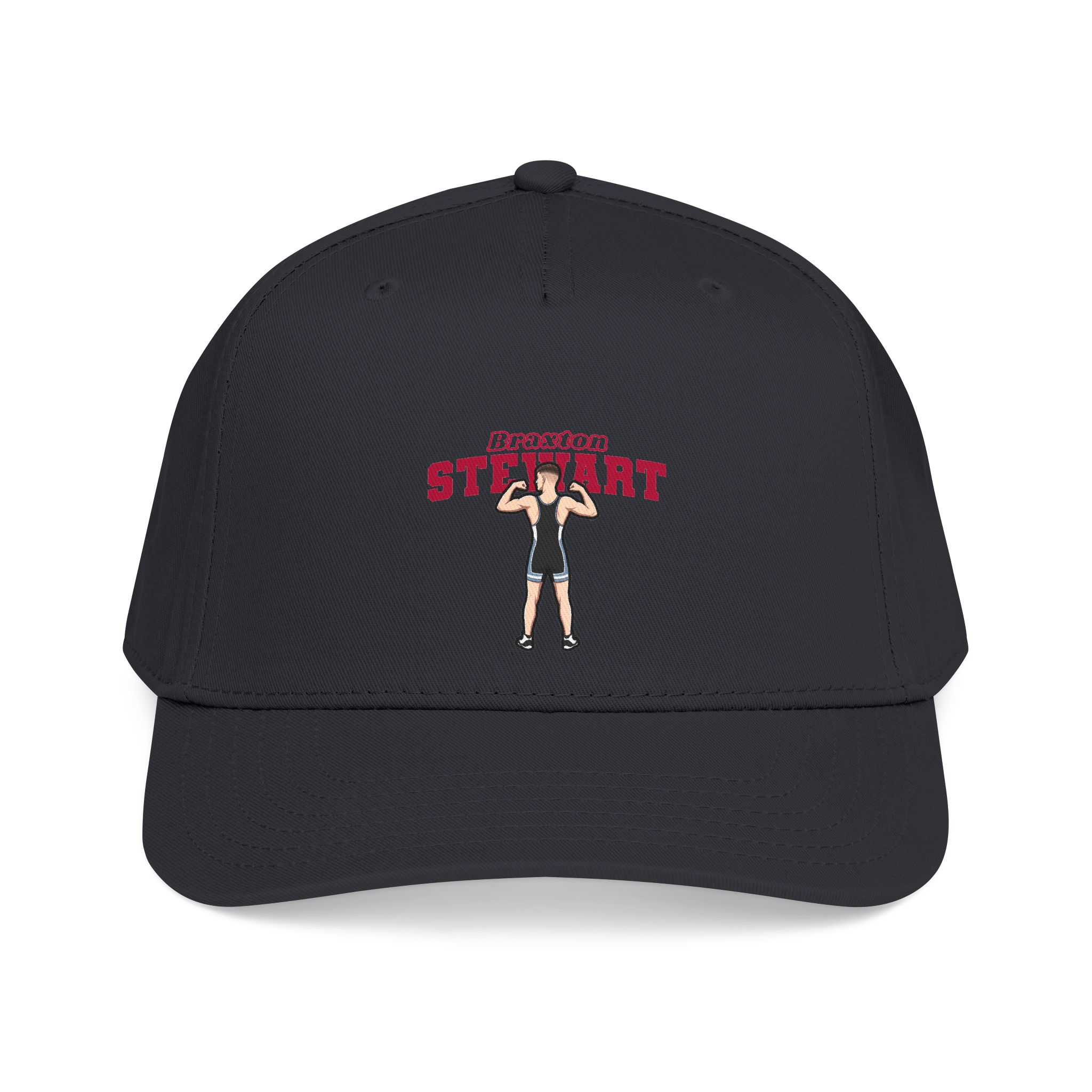 Baseball Cap — character_name_arch in Black