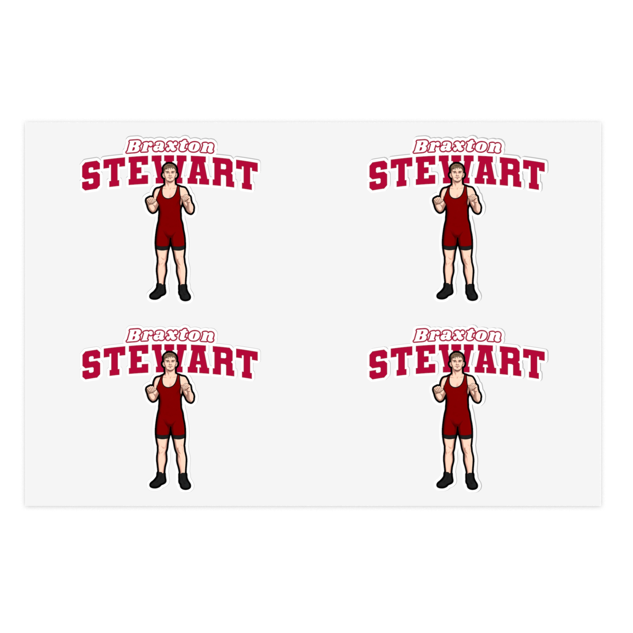 Sticker Sheet — character_name_arch in Classic