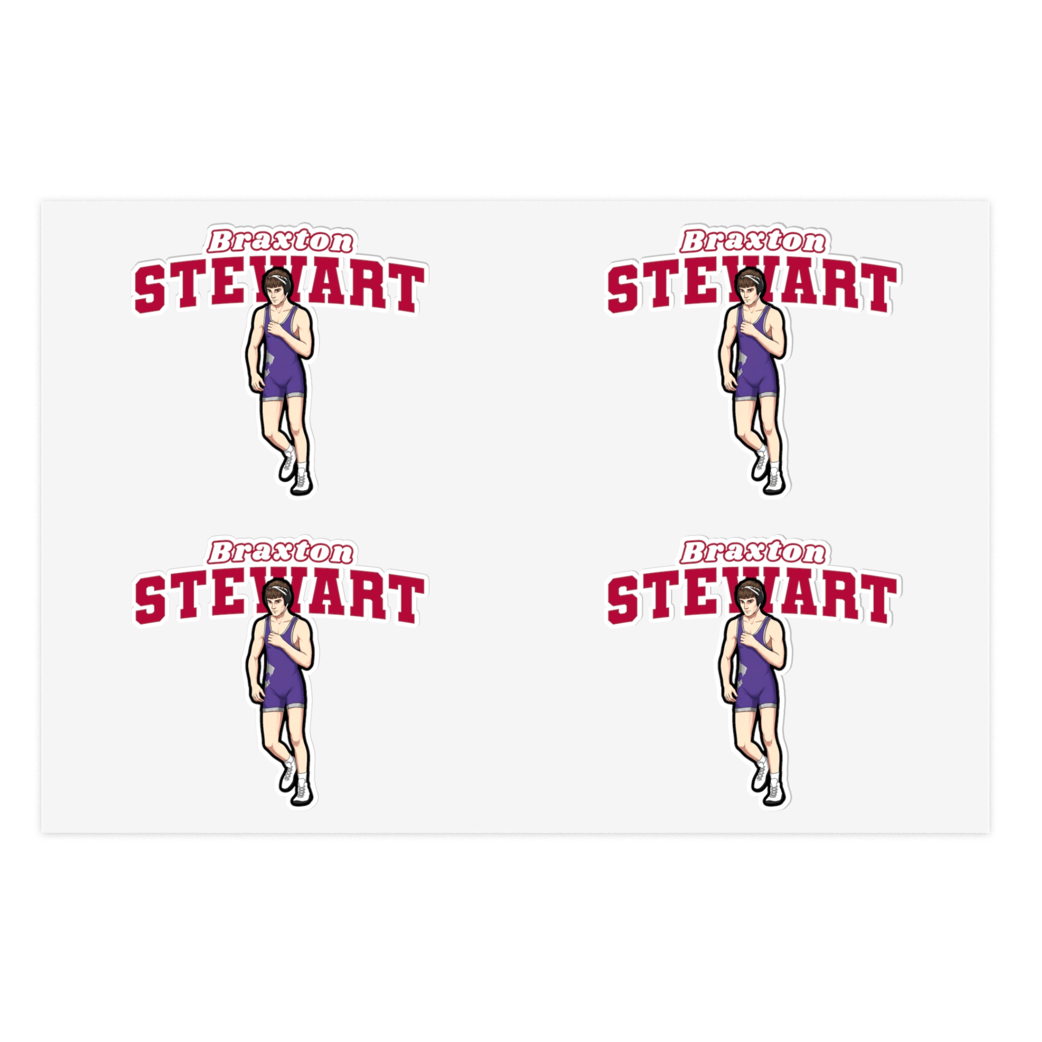 Sticker Sheet — character_name_arch in Classic