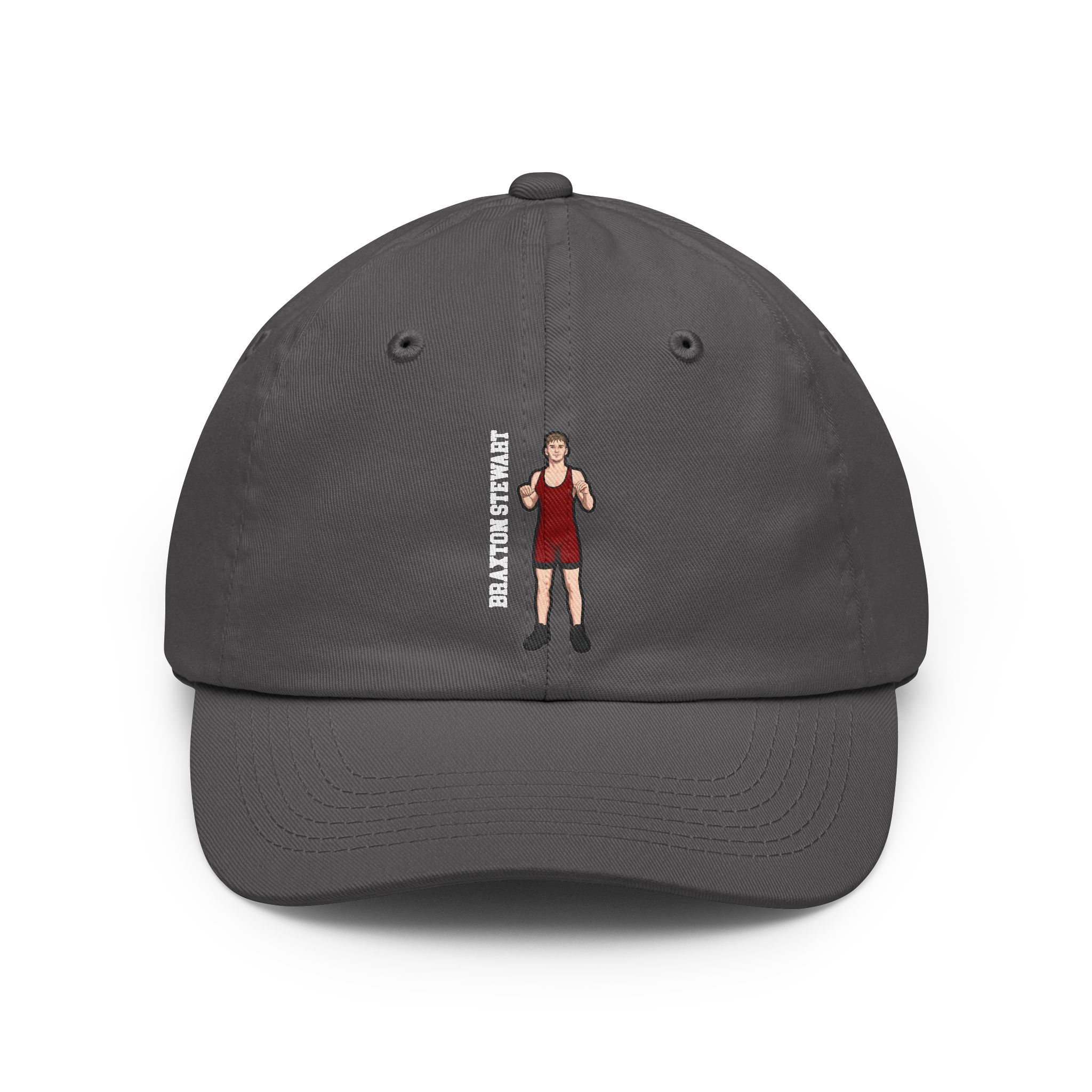 Classic Cap — character_name_vertical in Grey