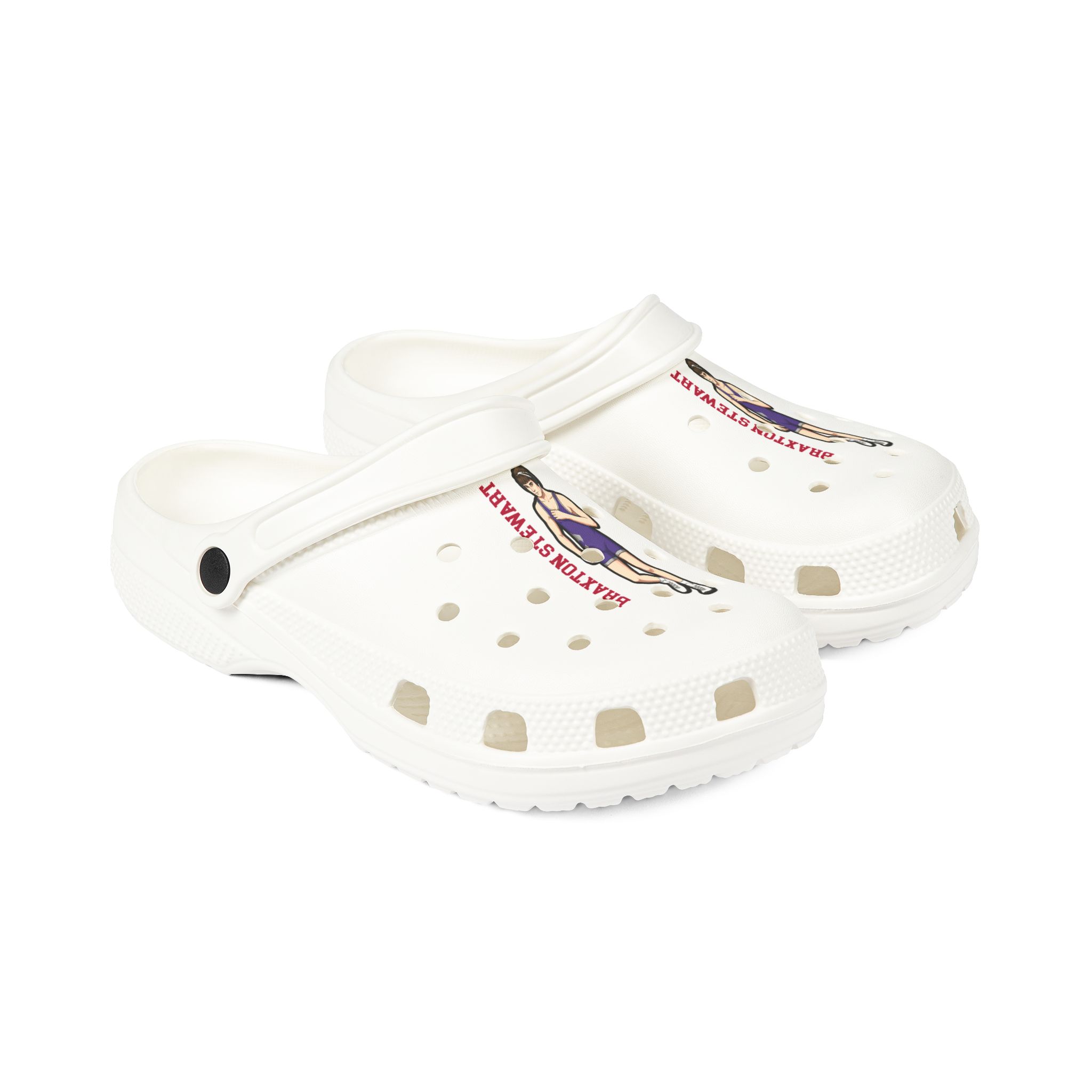 Rubber Clogs — character_name_vertical in White