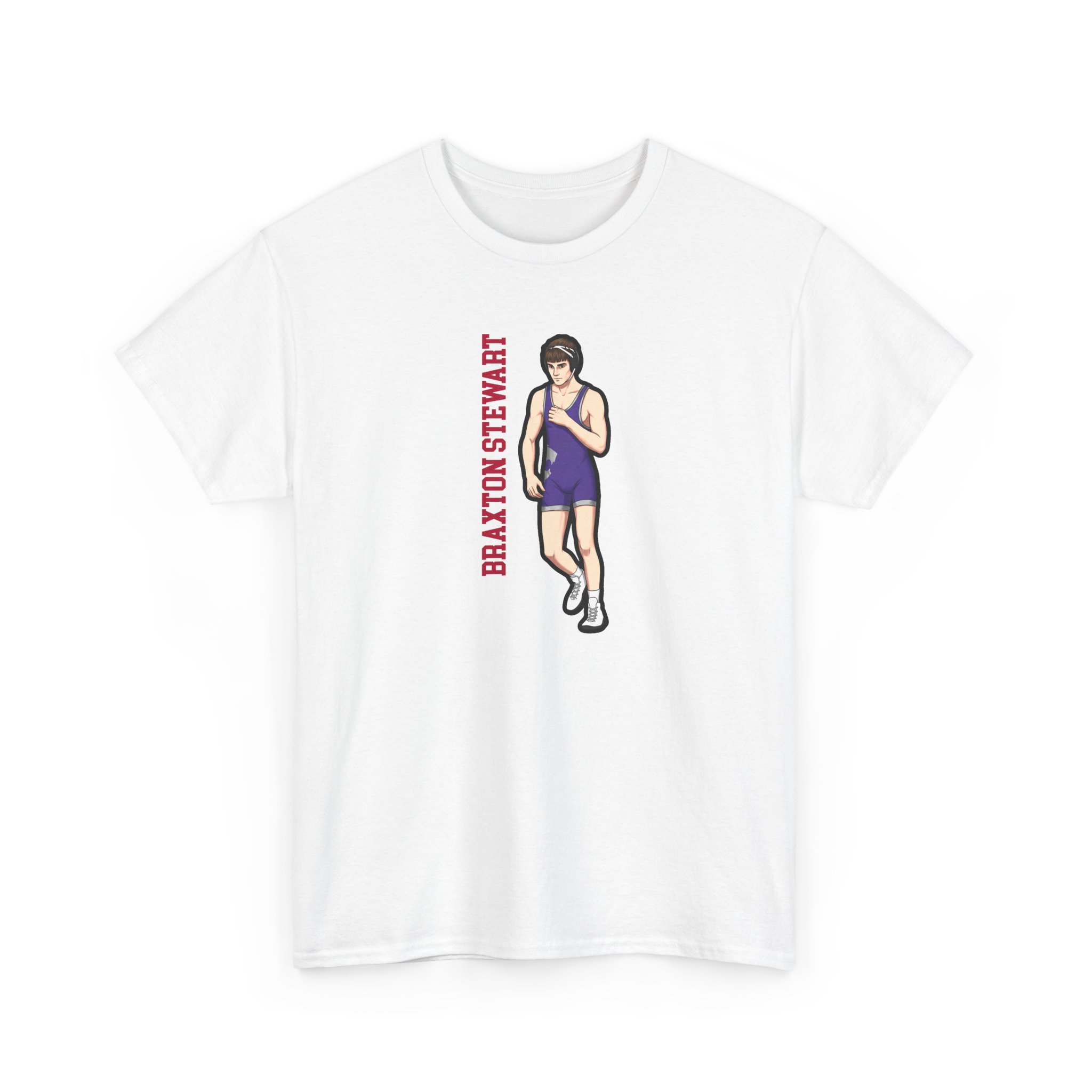 Tee — character_name_vertical in White