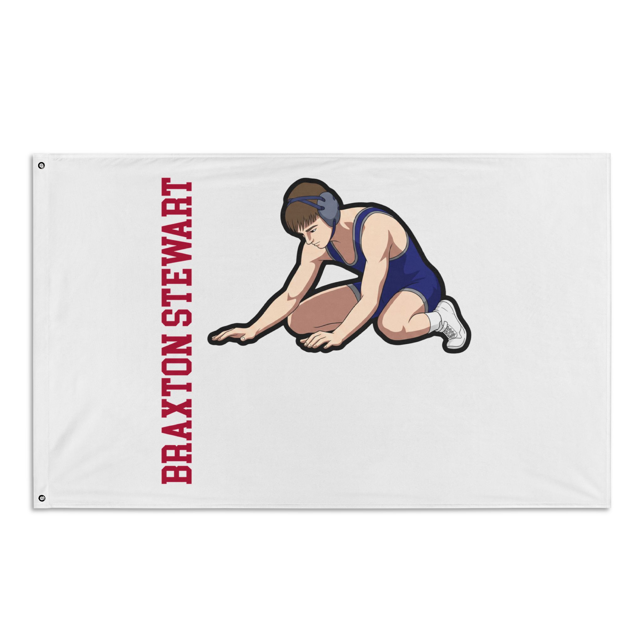 Flag (35 × 56 in) — character_name_vertical in Classic