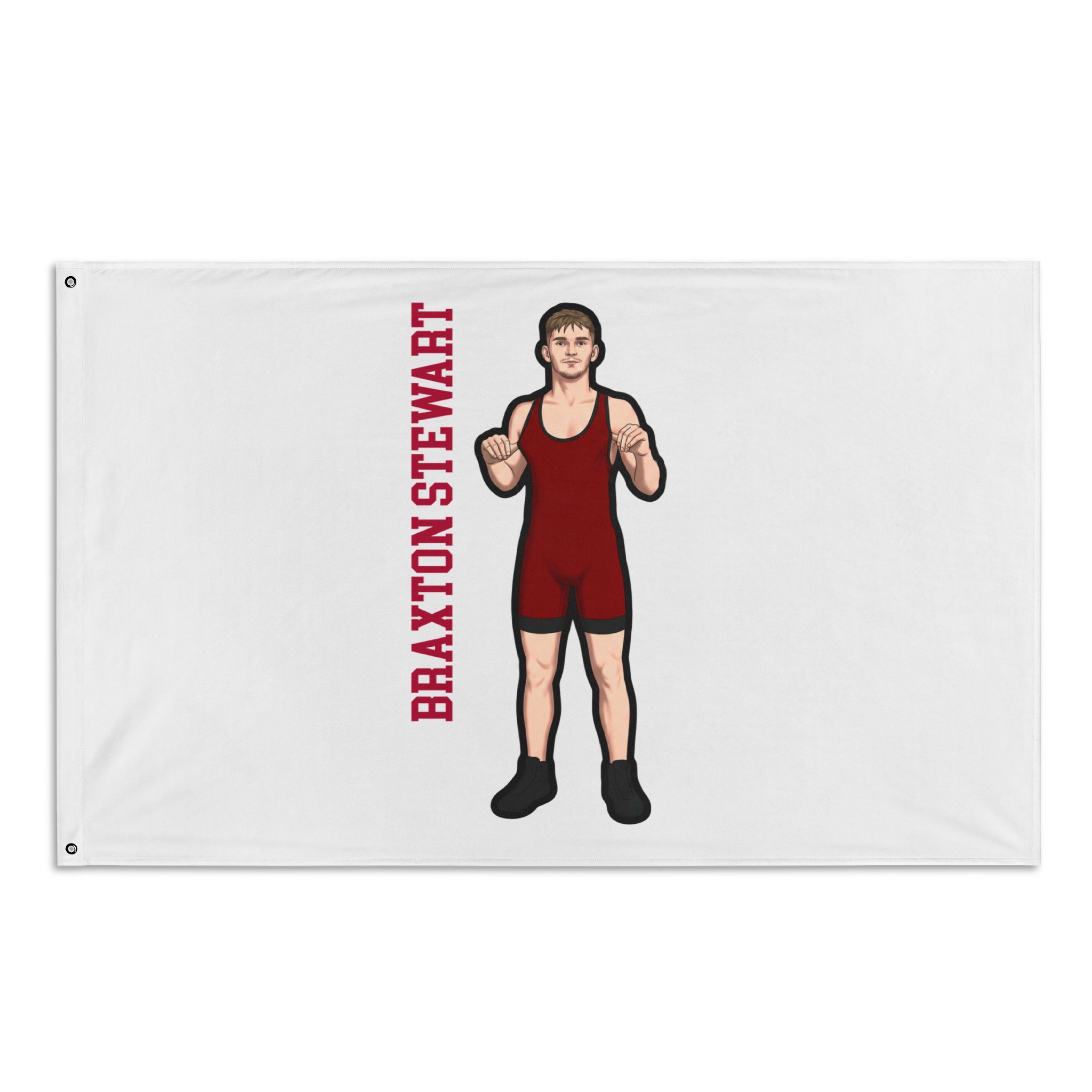 Flag (35 × 56 in) — character_name_vertical in Classic