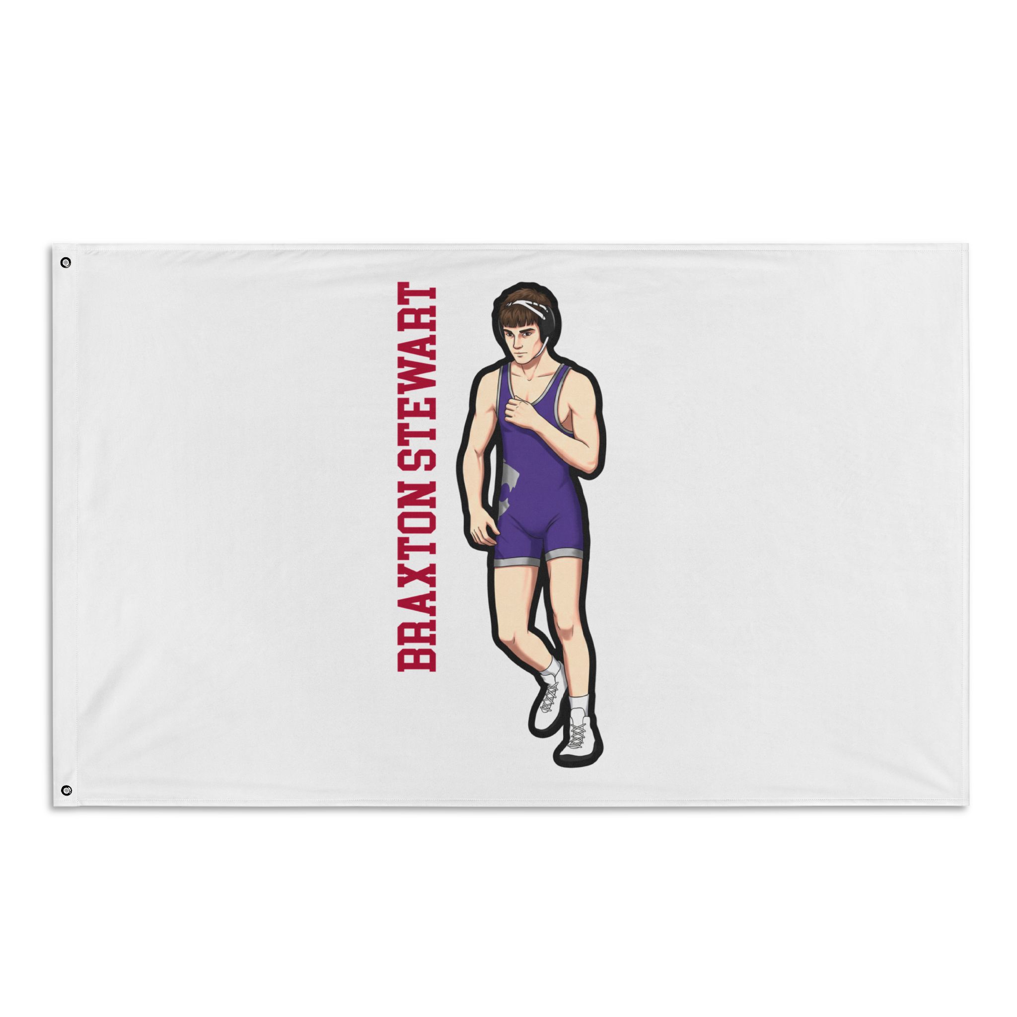 Flag (35 × 56 in) — character_name_vertical in Classic