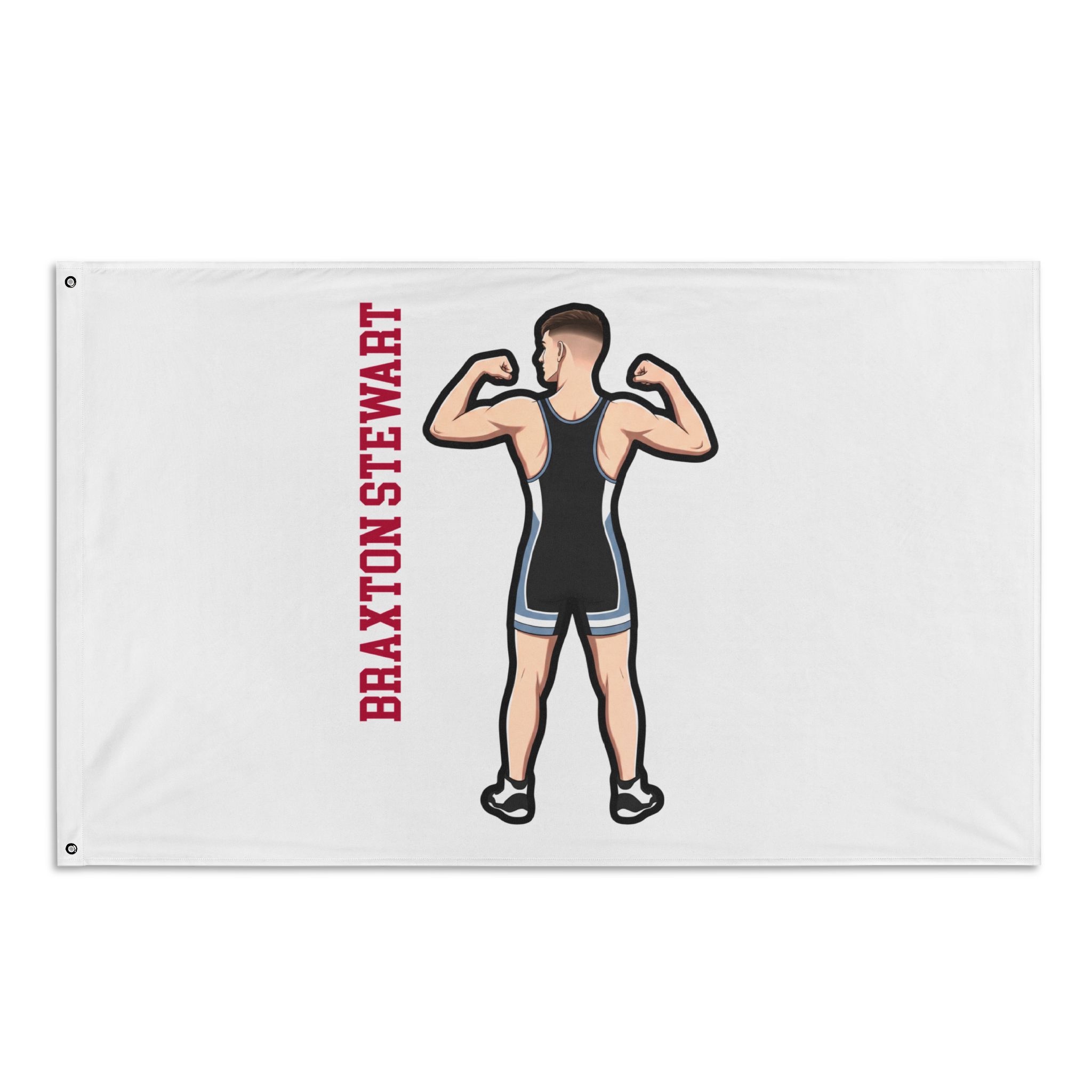 Flag (35 × 56 in) — character_name_vertical in Classic