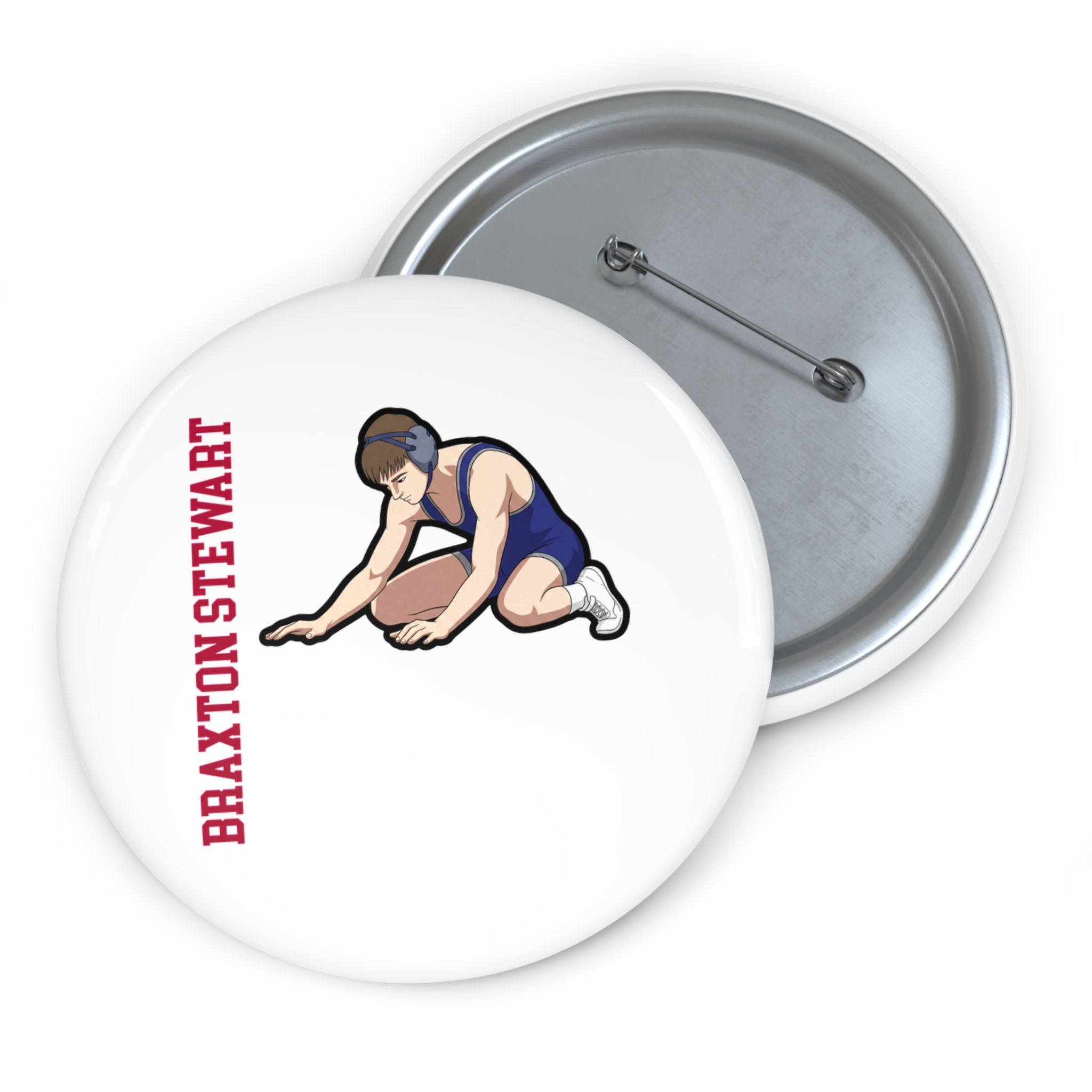 Game Day Pin — character_name_vertical in Classic