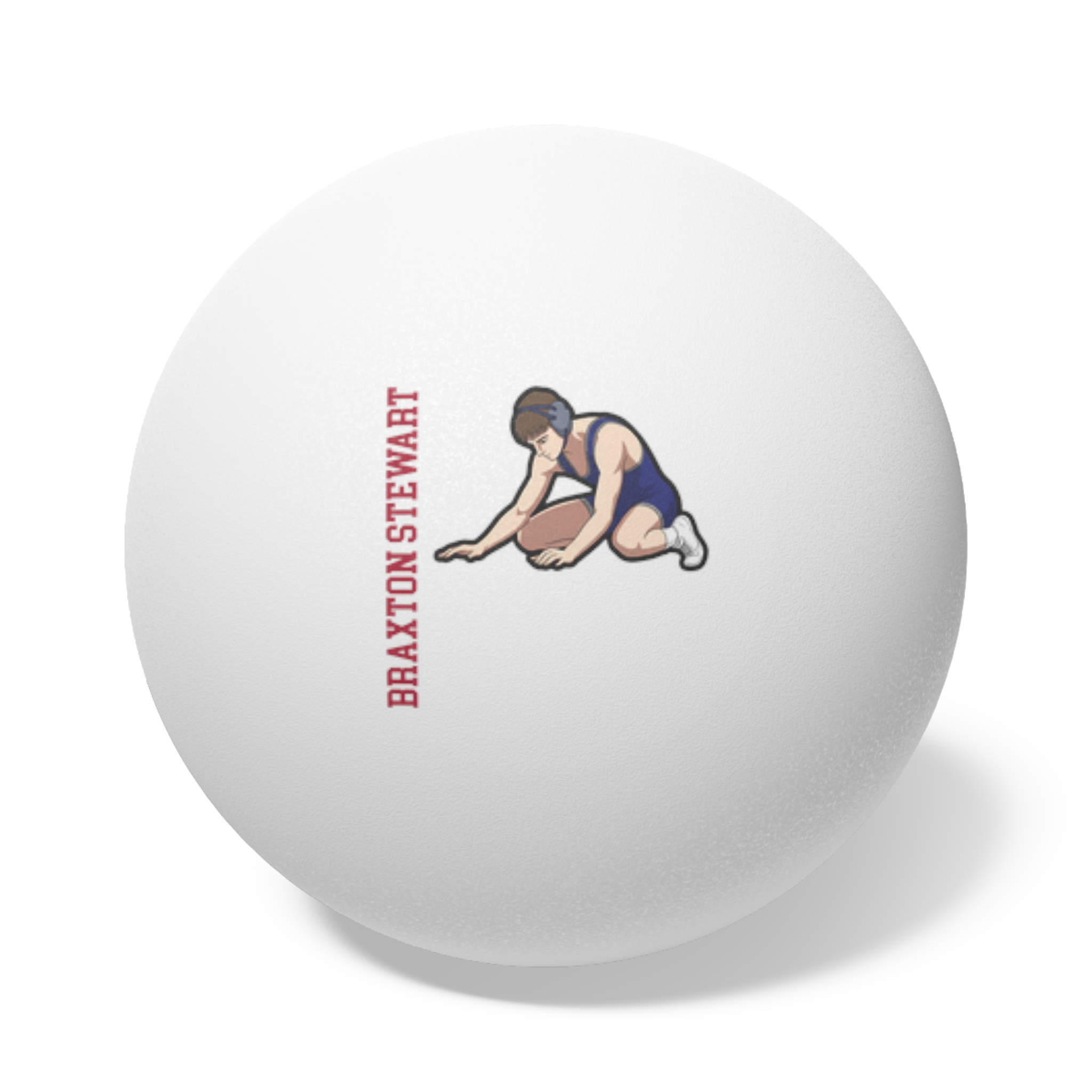 Ping Pong Balls, 6 pcs — character_name_vertical in White