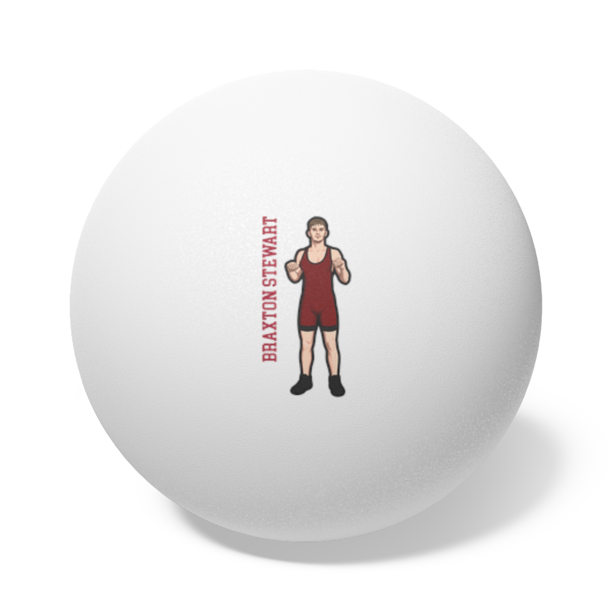 Ping Pong Balls, 6 pcs — character_name_vertical in White