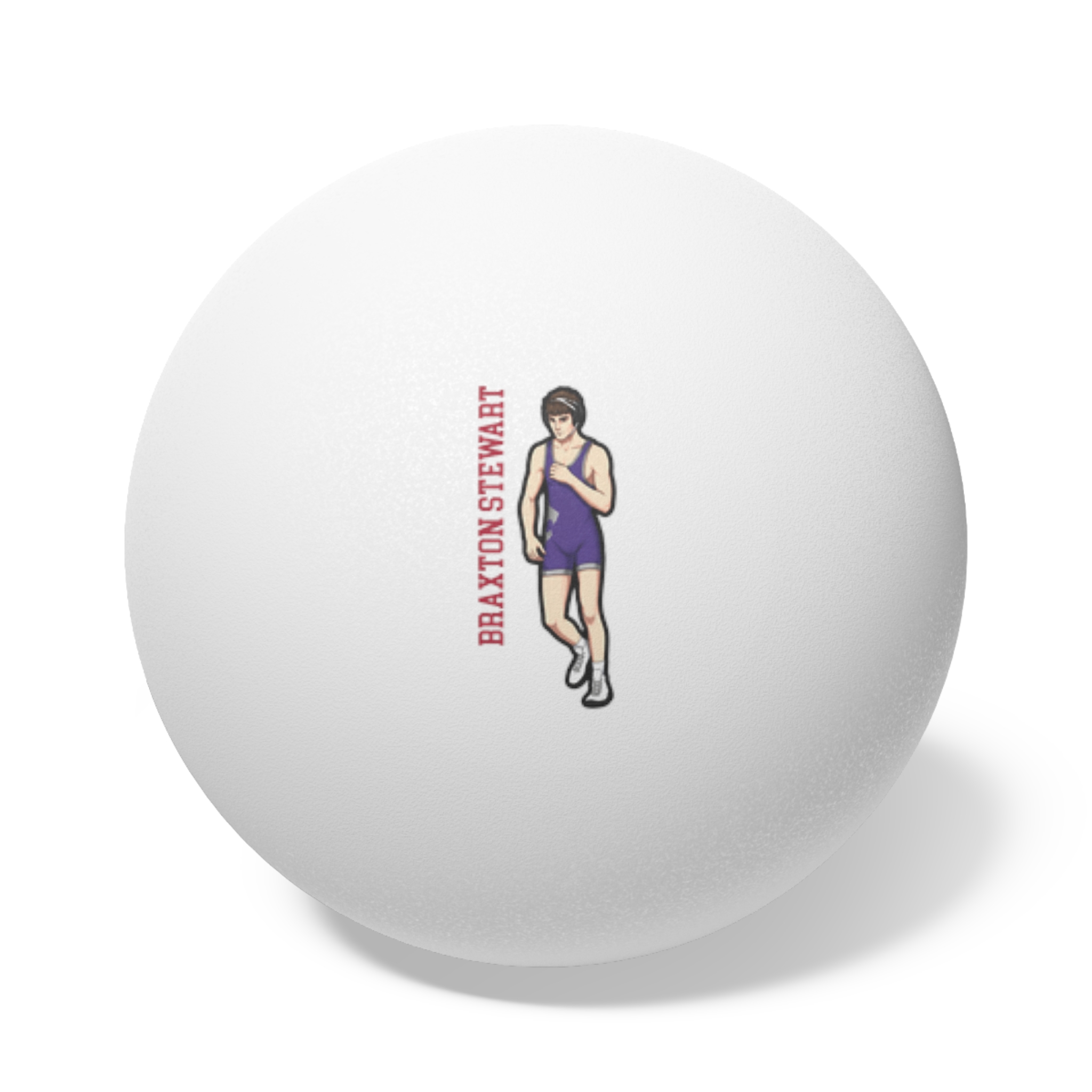 Ping Pong Balls, 6 pcs — character_name_vertical in White