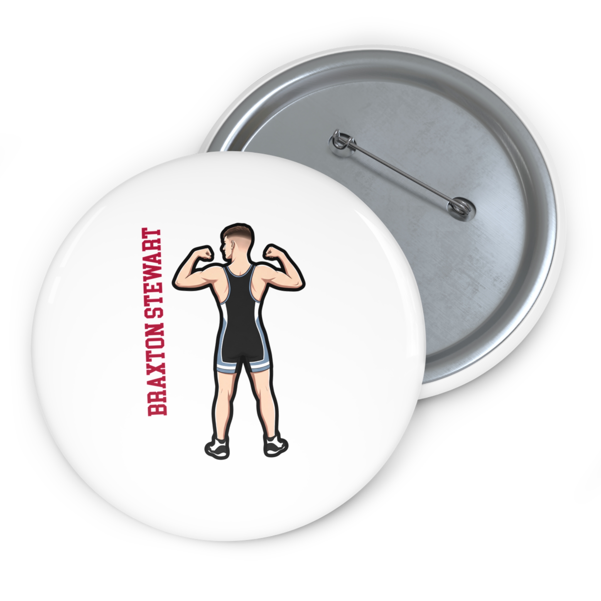 Game Day Pin — character_name_vertical in Classic