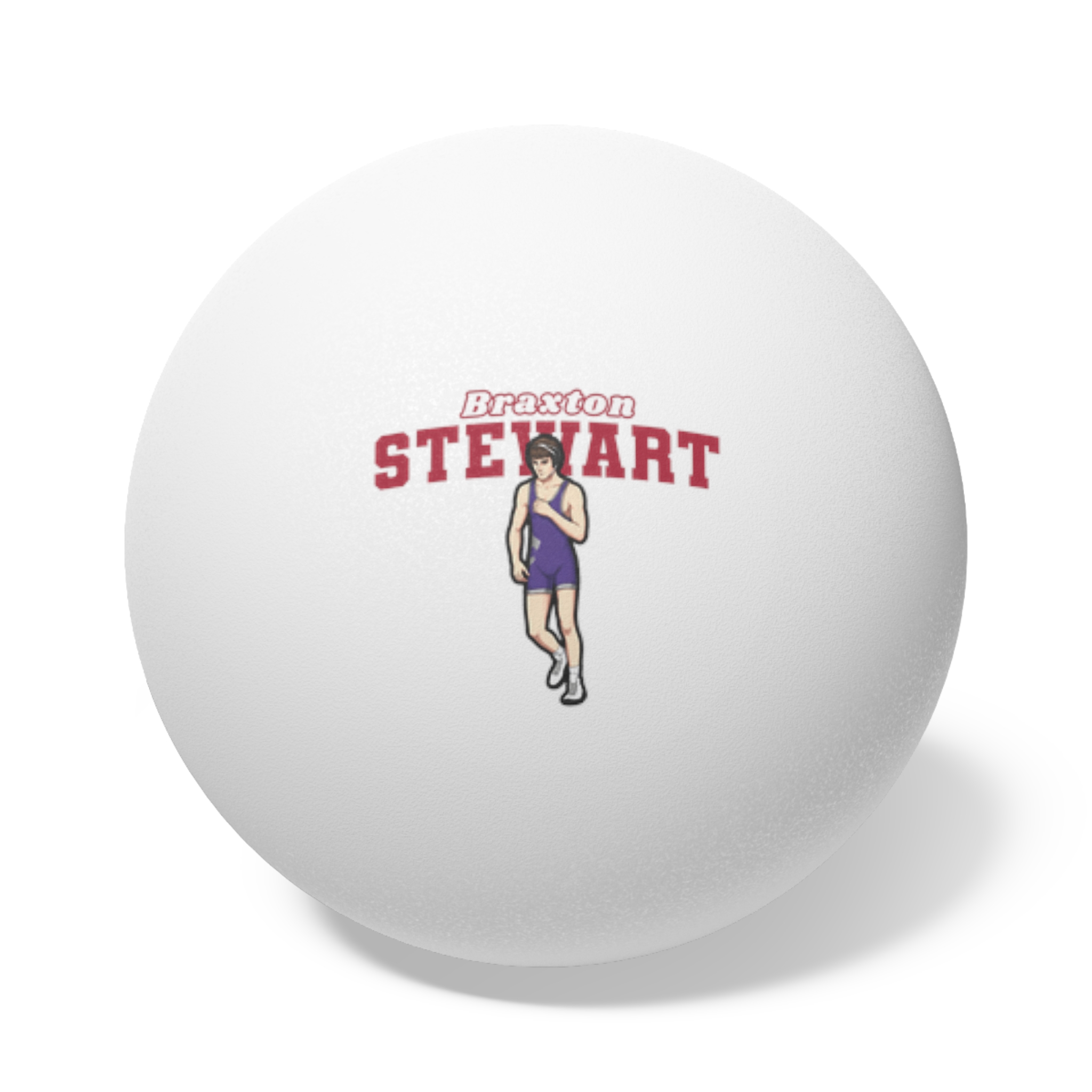 Ping Pong Balls, 6 pcs — character_name_arch in White