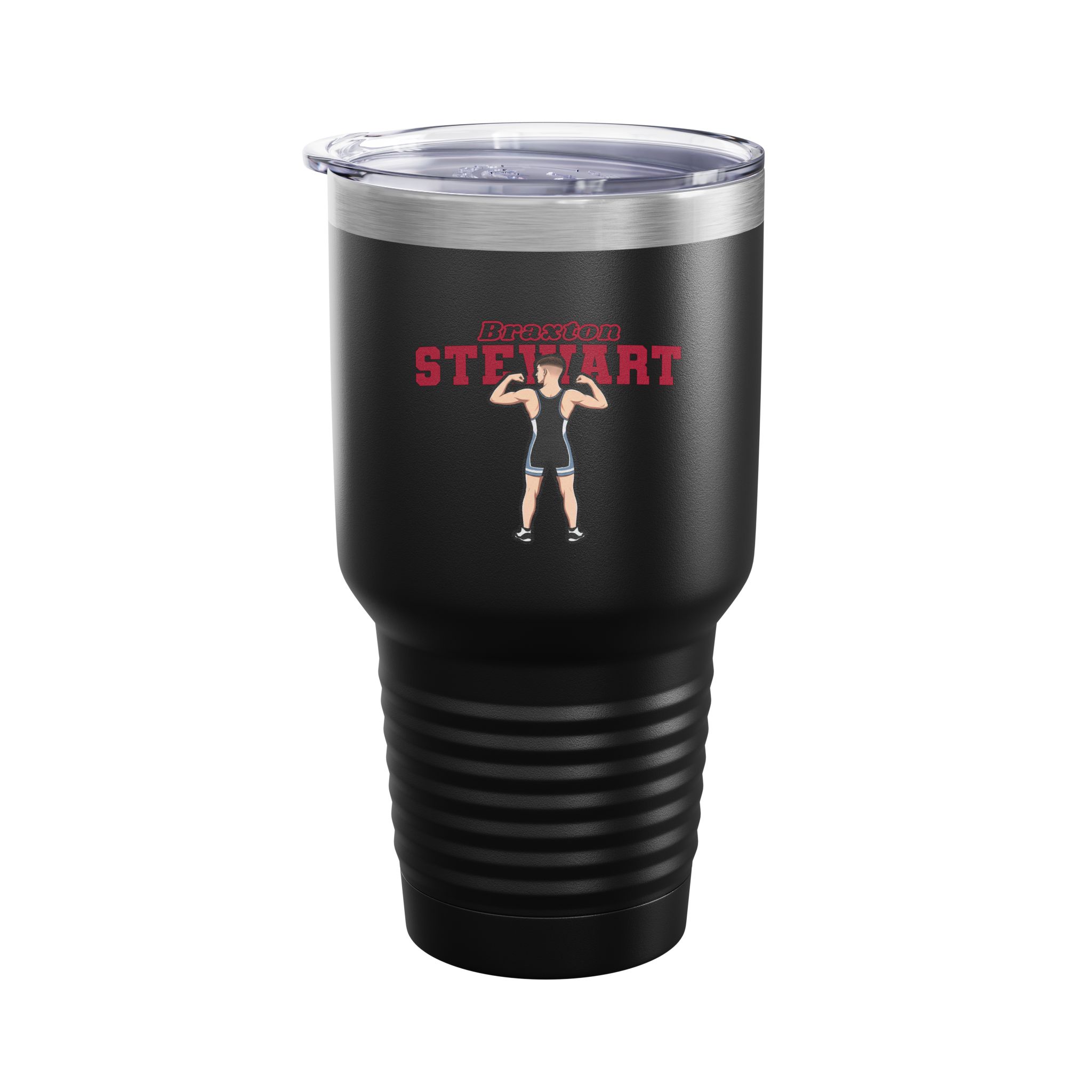 30oz Tumbler — character_name_arch in Black