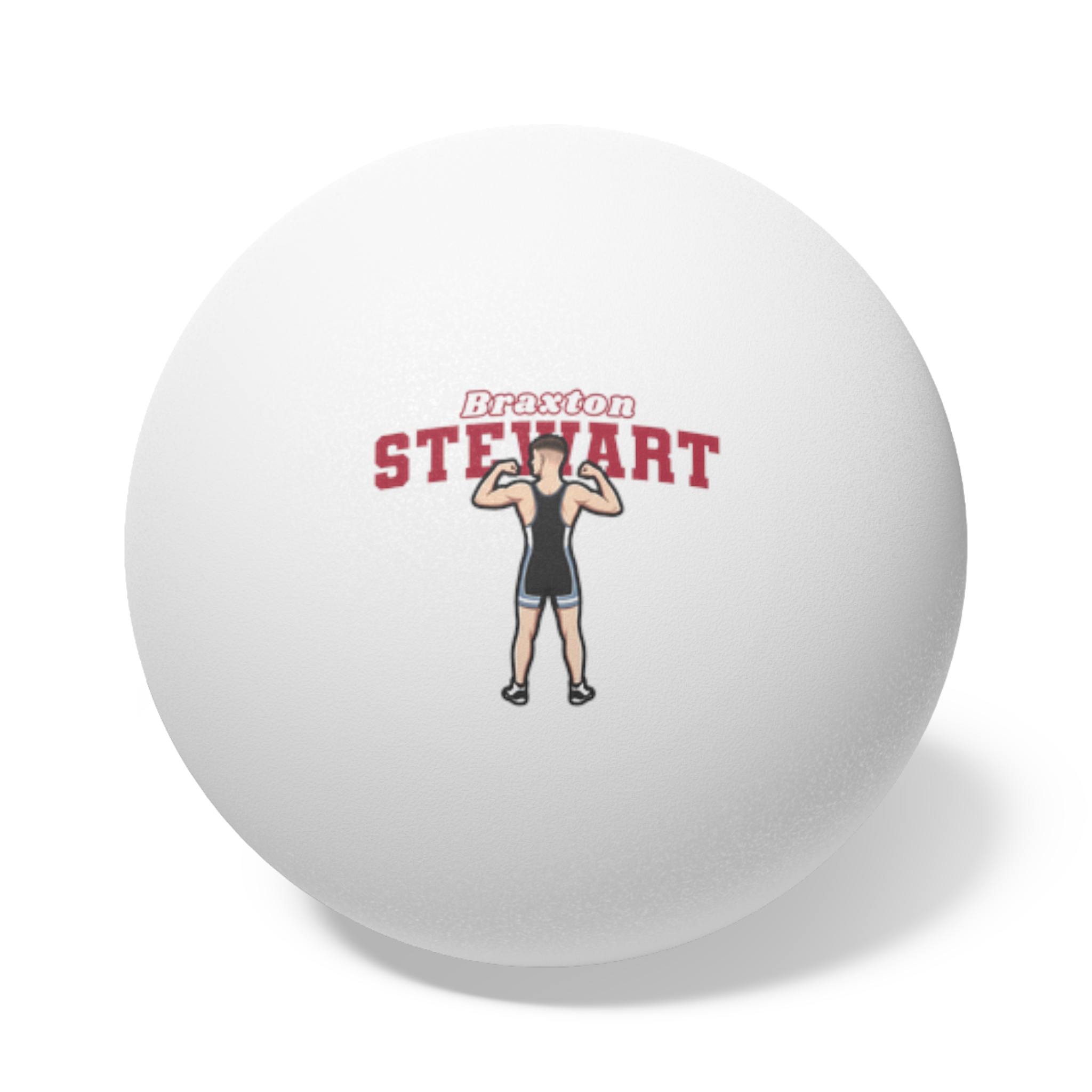 Ping Pong Balls, 6 pcs — character_name_arch in White