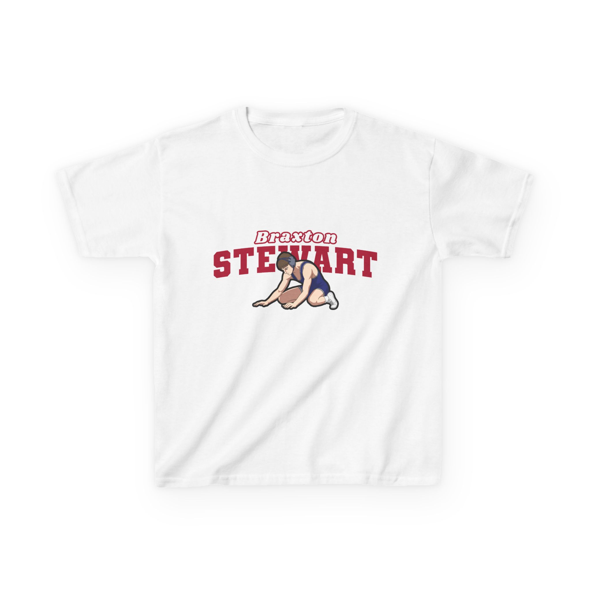 Youth Tee — character_name_arch in White