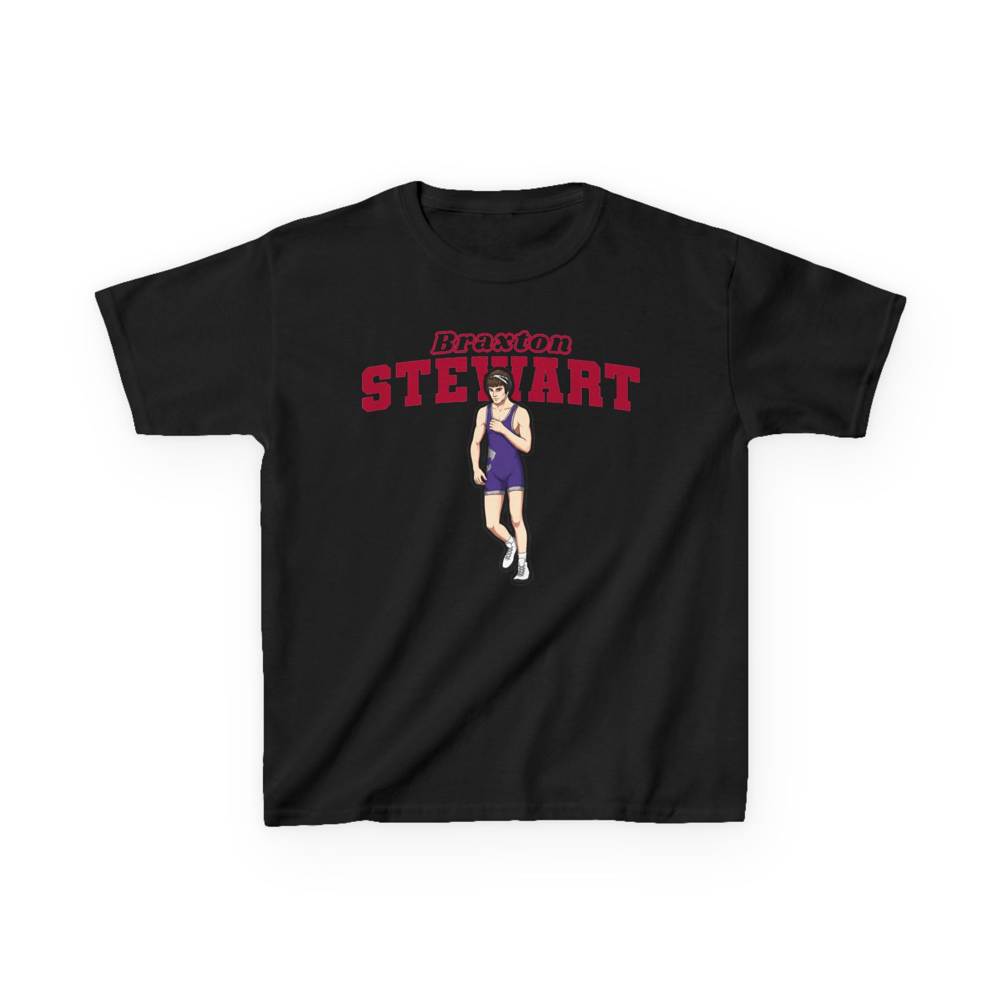 Youth Tee — character_name_arch in Black