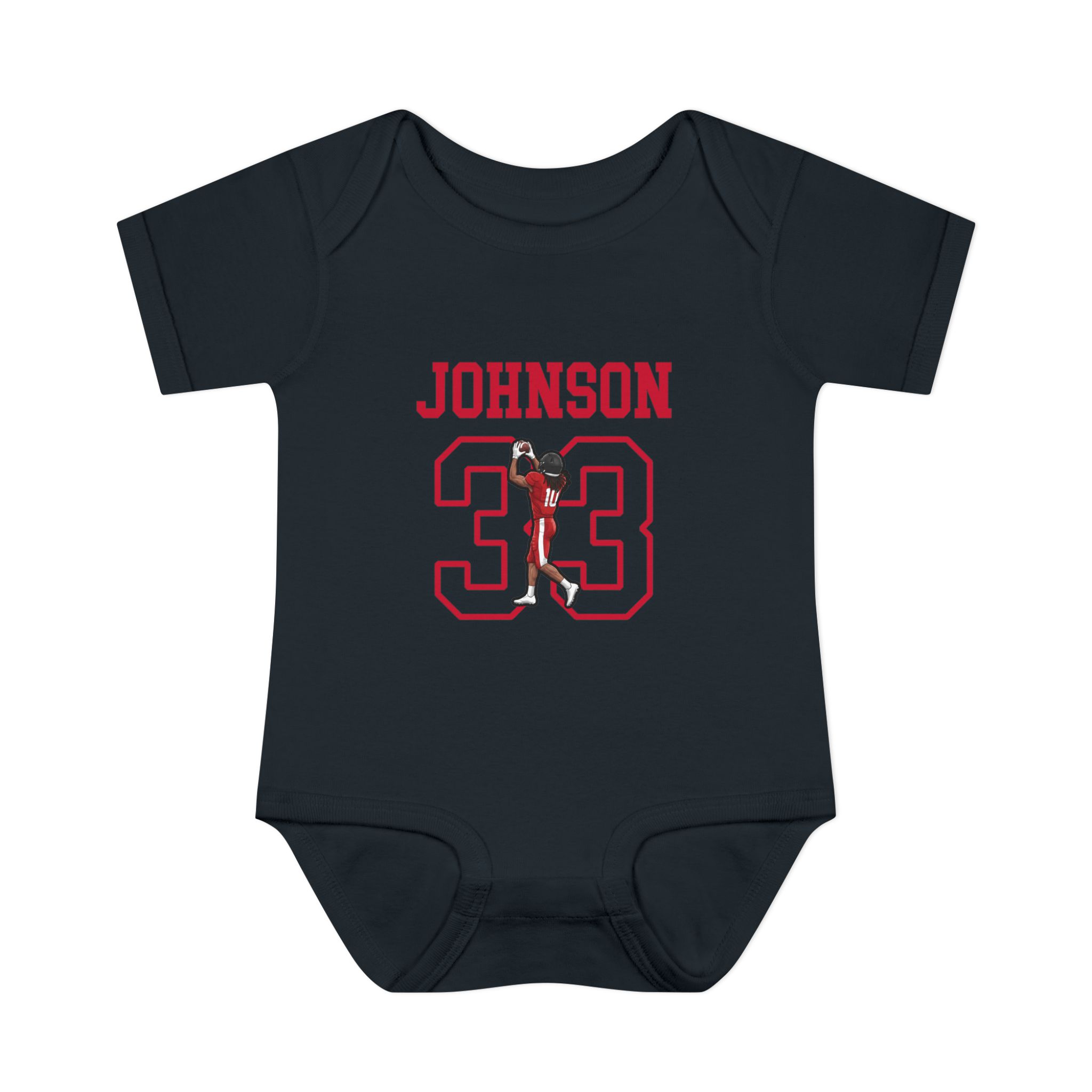 Baby Onesie — character_shirsey in Black